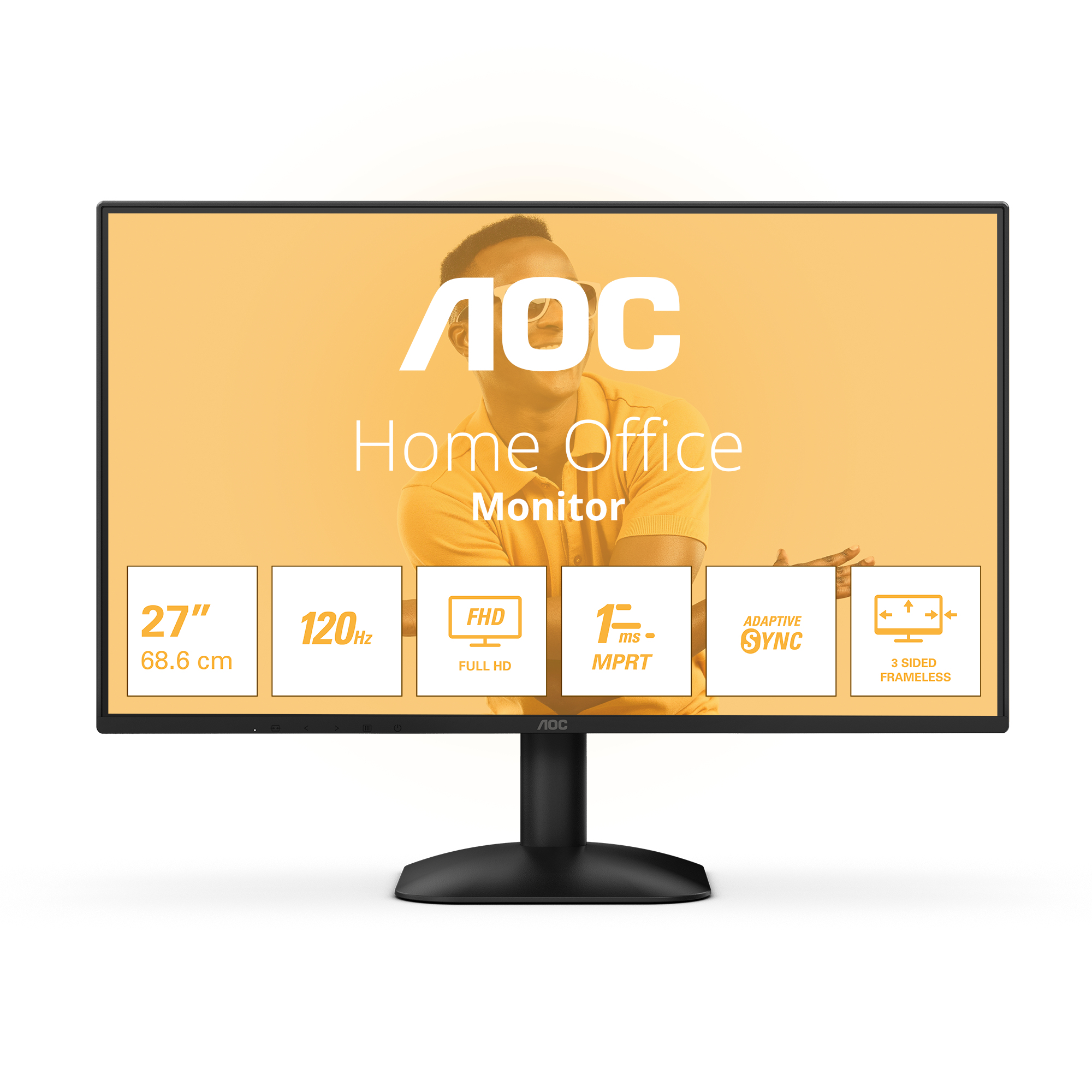 Monitor AOC 27" IPS 120Hz 4ms Negro