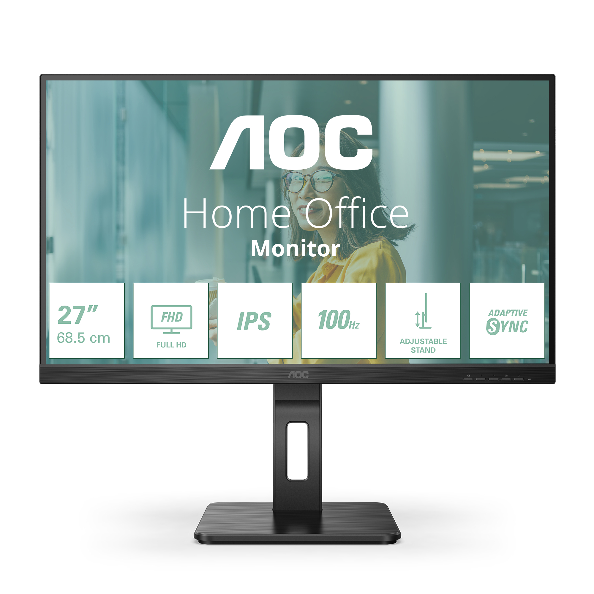 Monitor AOC 27P2Q 27" Full HD IPS 100 Hz Pivotante