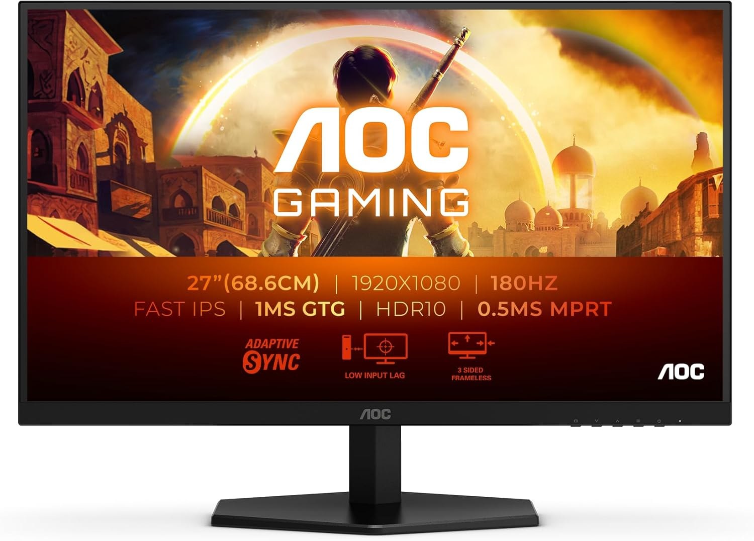 MONITOR GAMING AOC 180Hz 27G42E