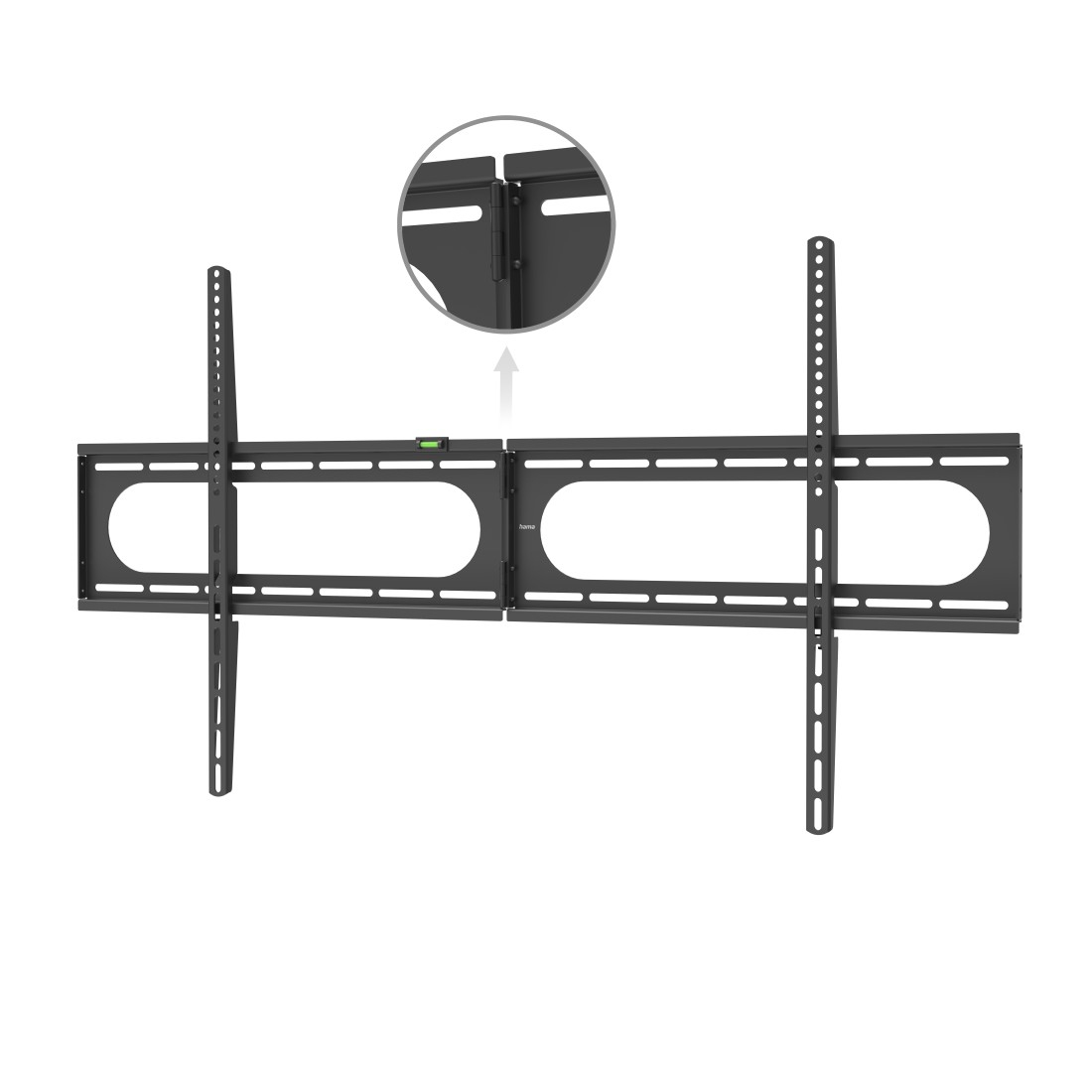 Soporte pared hama vesa hasta 120" 1100 x 600 max 100kg Reacondicionado Como nuevo