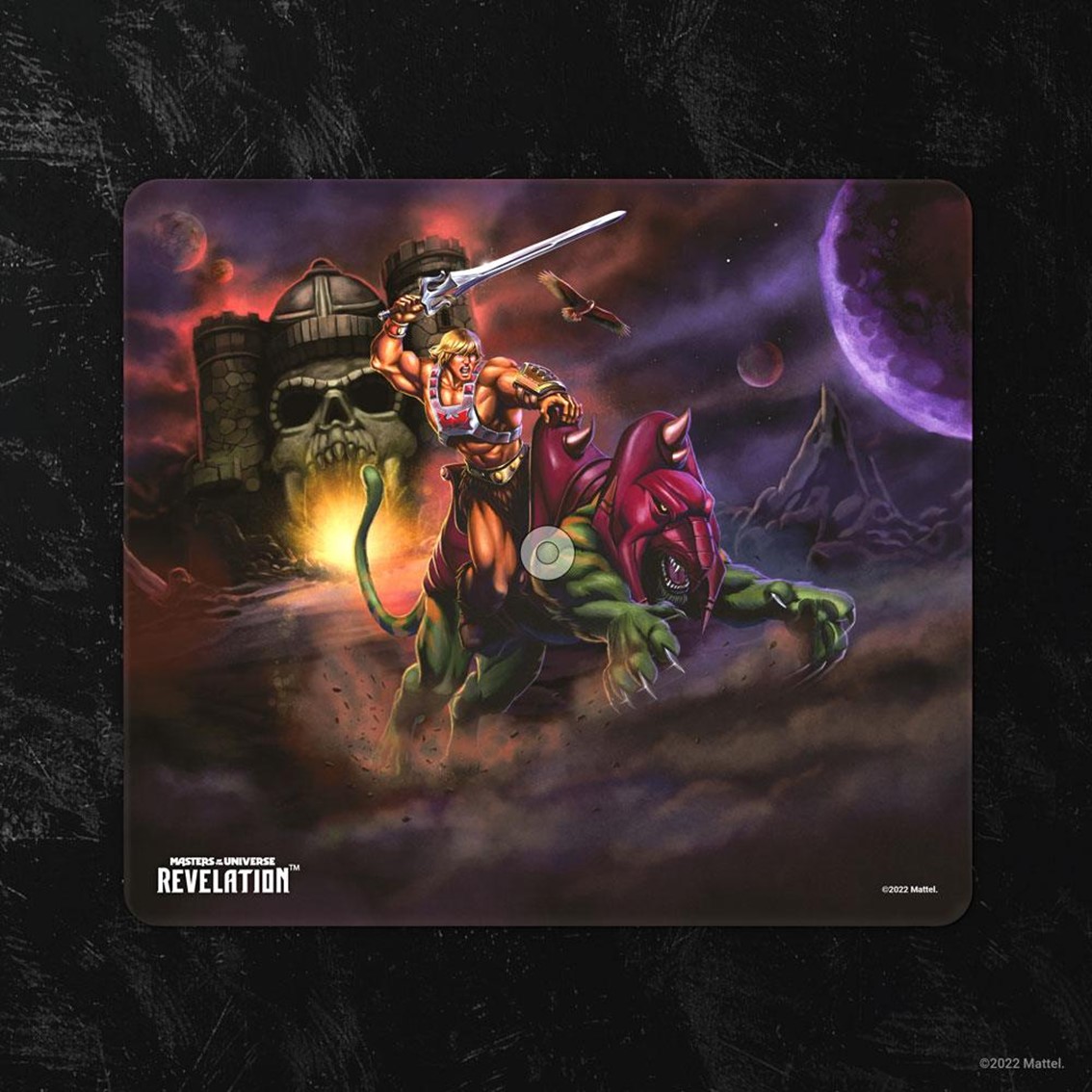 Alfombrilla Gaming Masters del Universo Revelation 25x22cm Tela Antideslizante