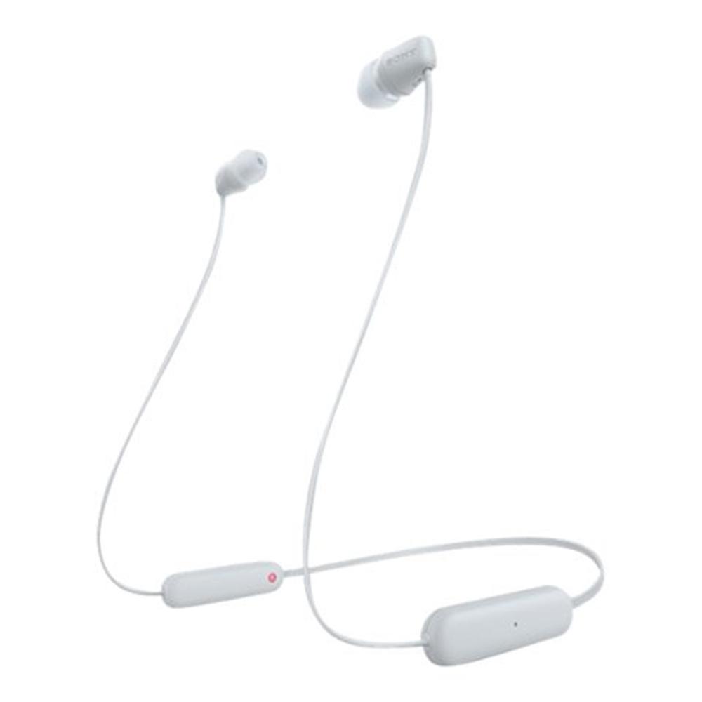 Auriculares Sony WI-C100 De botón (TWS) Bluetooth USB-C Blanco