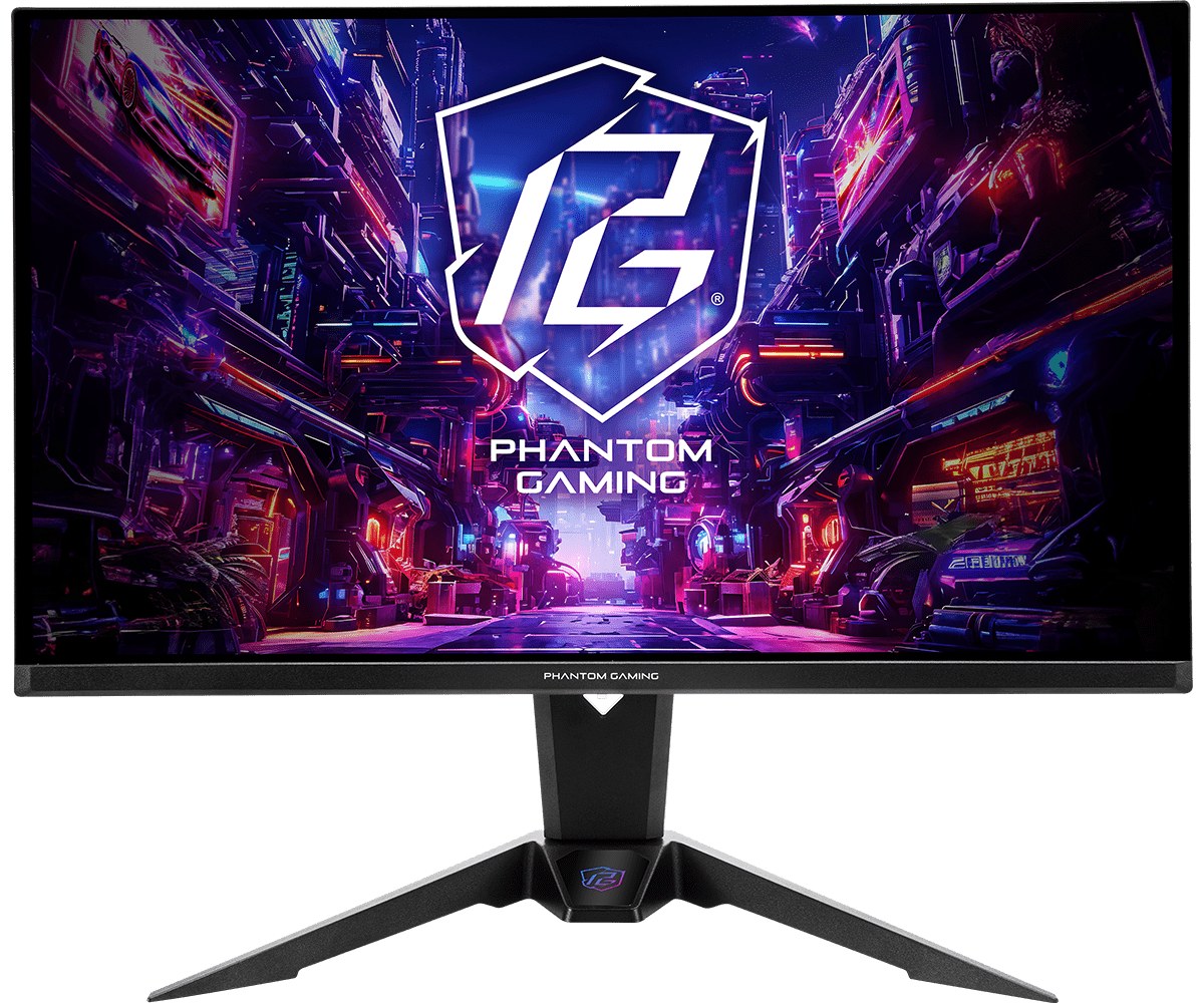 Monitor ASRock PGO27QFV 27" QHD 2560x1440 OLED 360Hz Negro