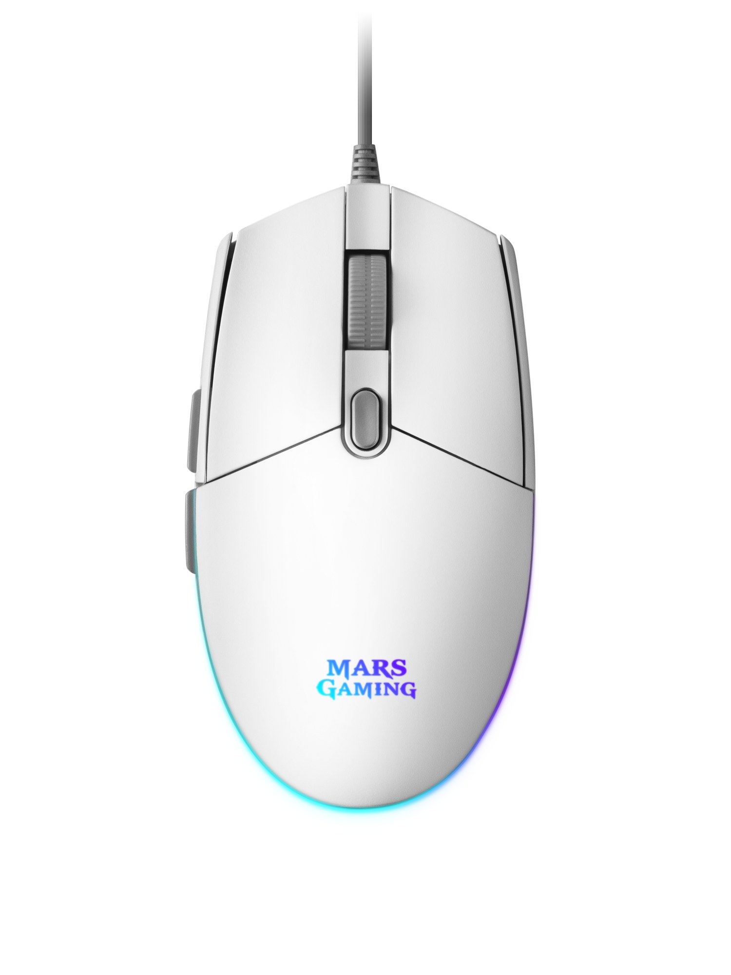 Ratón Mars Gaming 6 botones 800 DPI Blanco