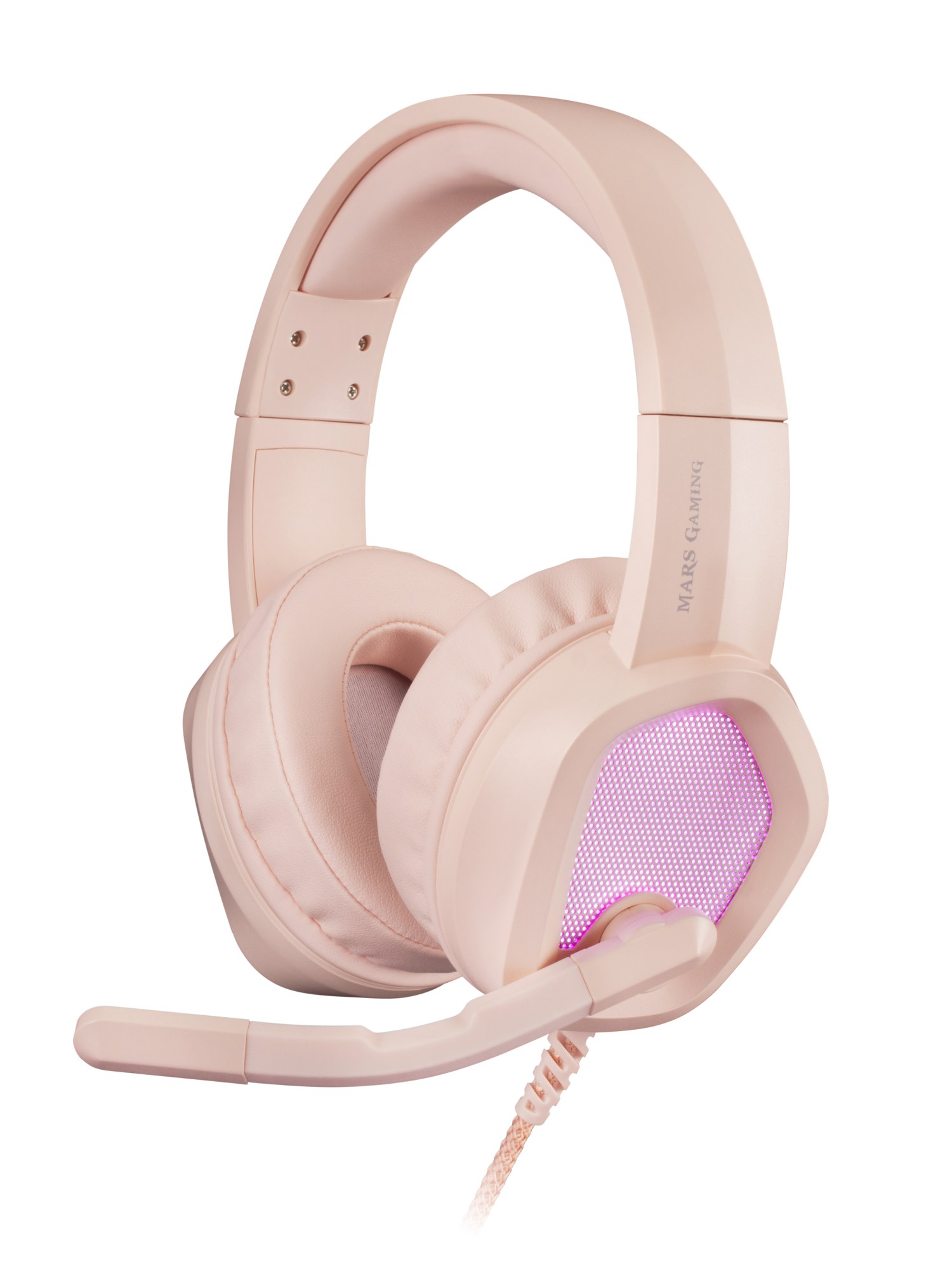 Auriculares Mars gaming MH320 Diadema USB-A Jack 3,5 mm Rosa