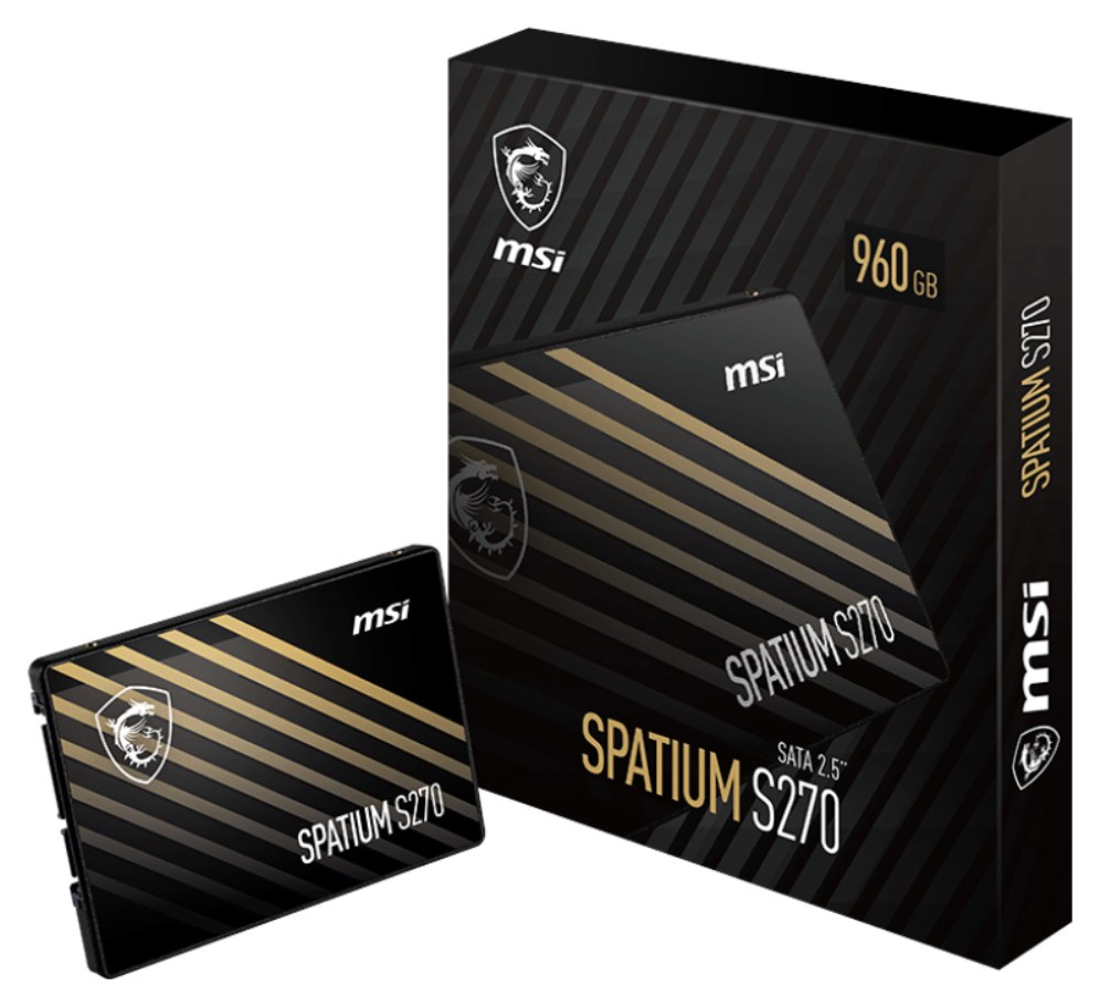 SSD interno MSI Spatium S270 960GB SATA 2,5"