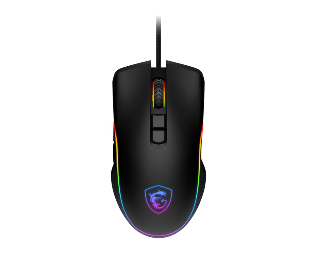 Ratón MSI FORGE GM300 Con cable Negro