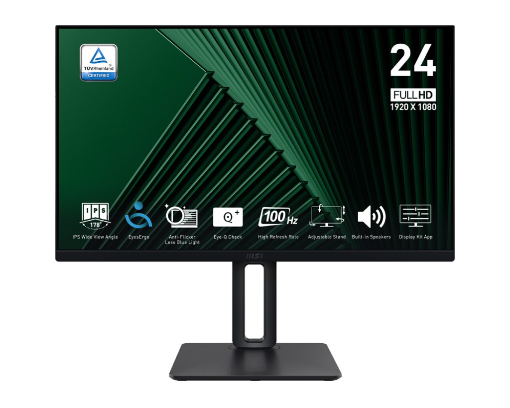 Monitor MSI Pro MP245PG 24" Full HD 1920x1080 100Hz IPS Negro