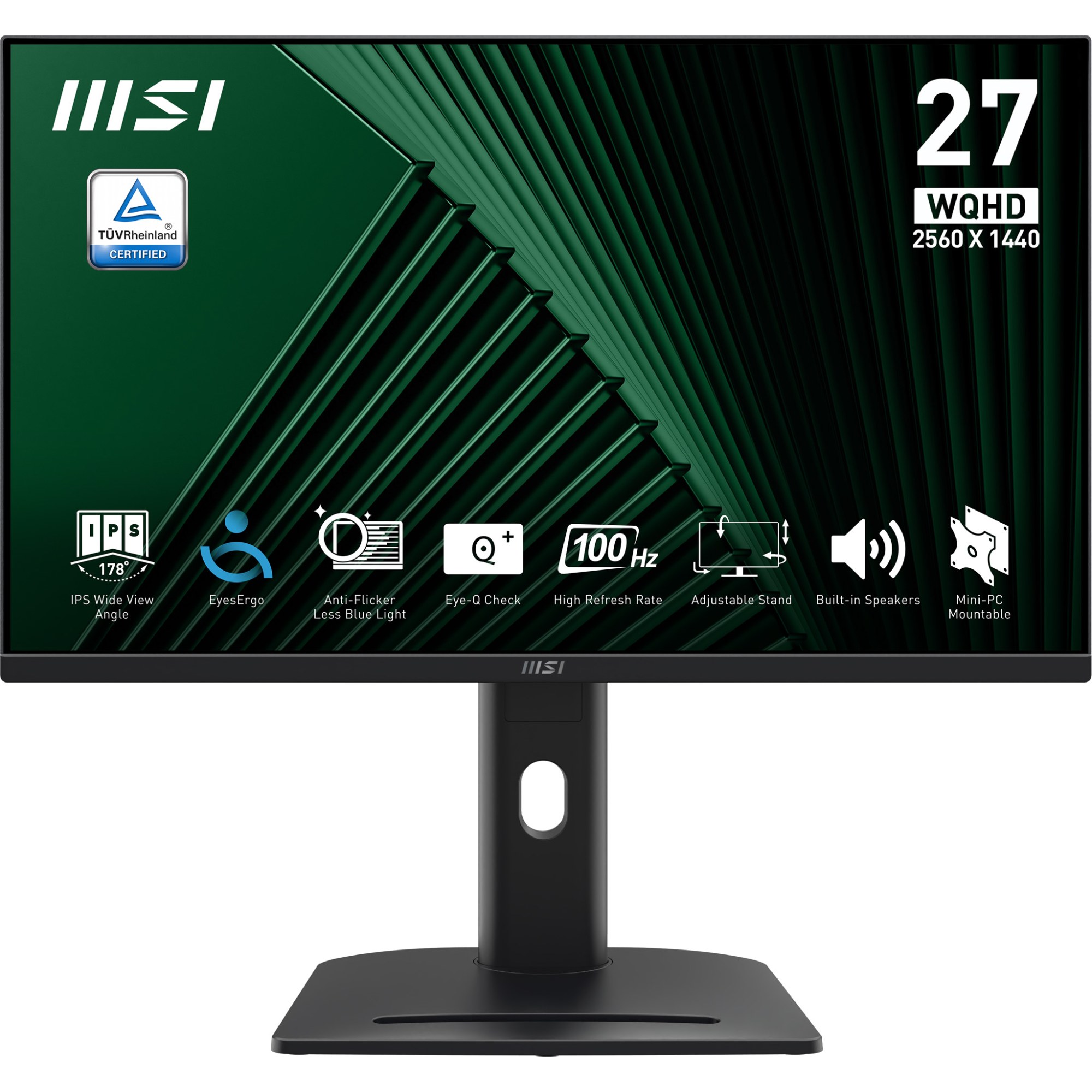 Monitor MSI MP275QPG 27" WQHD 2560x1440 100Hz IPS
