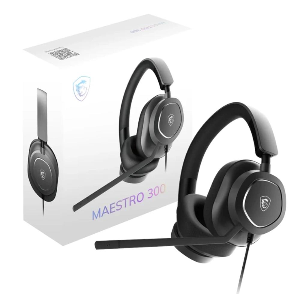 Auriculares MSI Maestro 300 Diadema USB-C USB-A Negro