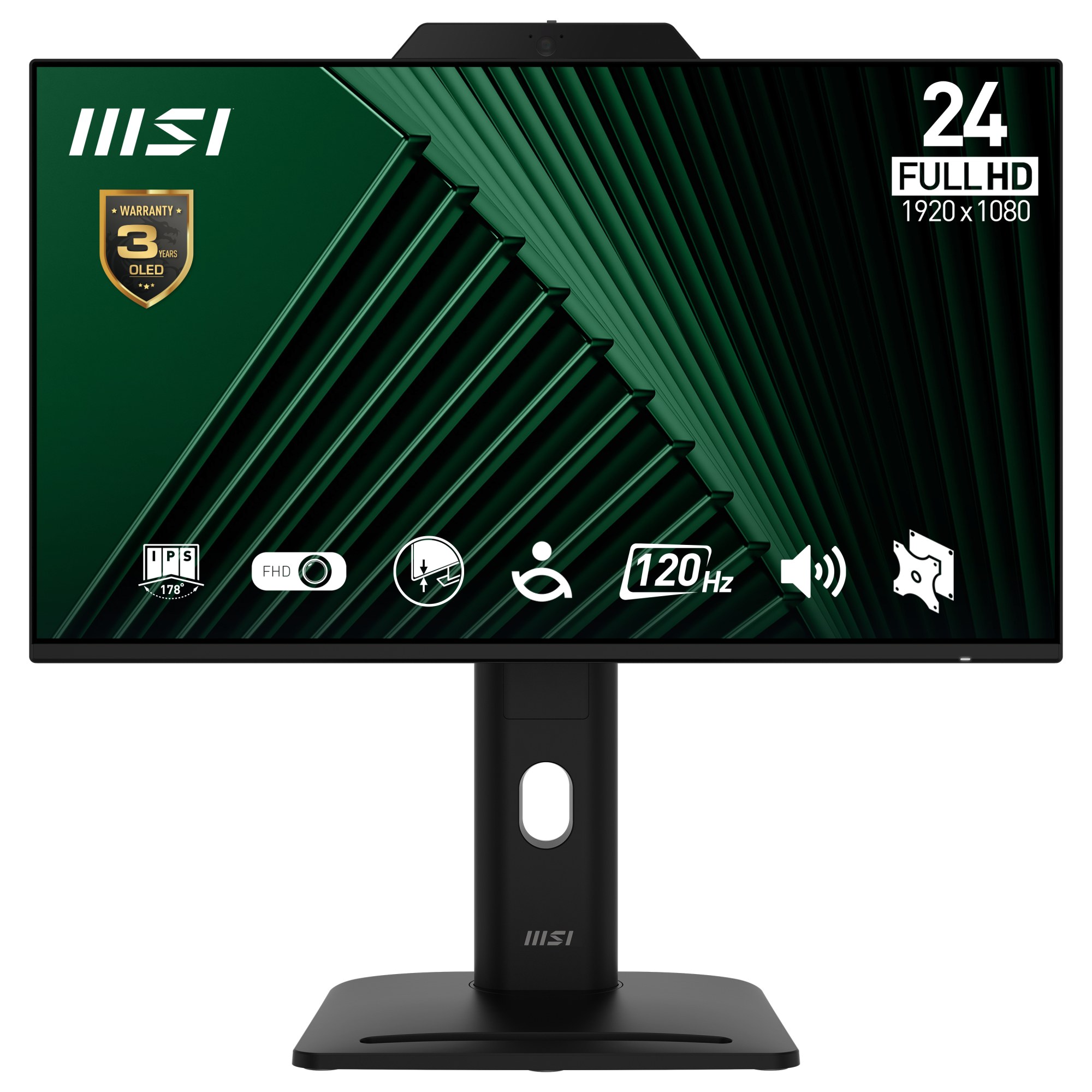 MSI MP242PMG Monitor 23.8" IPS 120h  DP Wcam MM AA