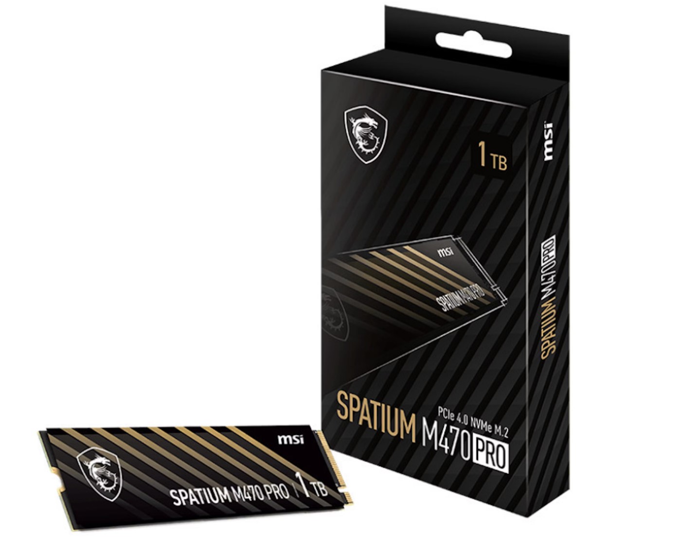 SSD interno MSI Spatium M470 Pro 1TB NVMe M.2