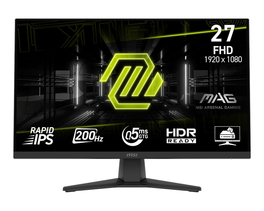 Monitor MSI MAG272F 27" FHD 1920x1080 200Hz IPS 0,5ms HDMI DisplayPort