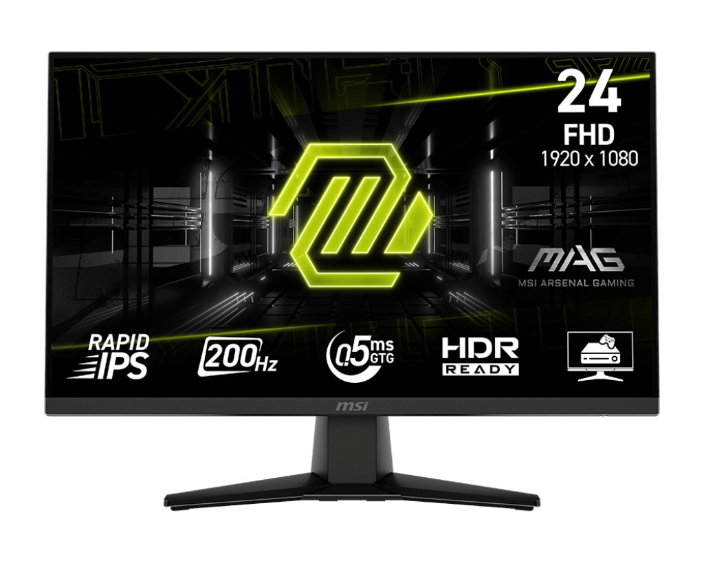 Monitor MSI MAG242F 24" IPS Full HD 200Hz HDMI DisplayPort Negro