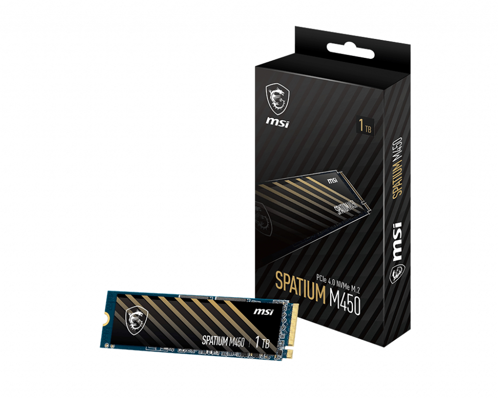 SSD interno MSI Spatium M450 1TB NVMe M.2