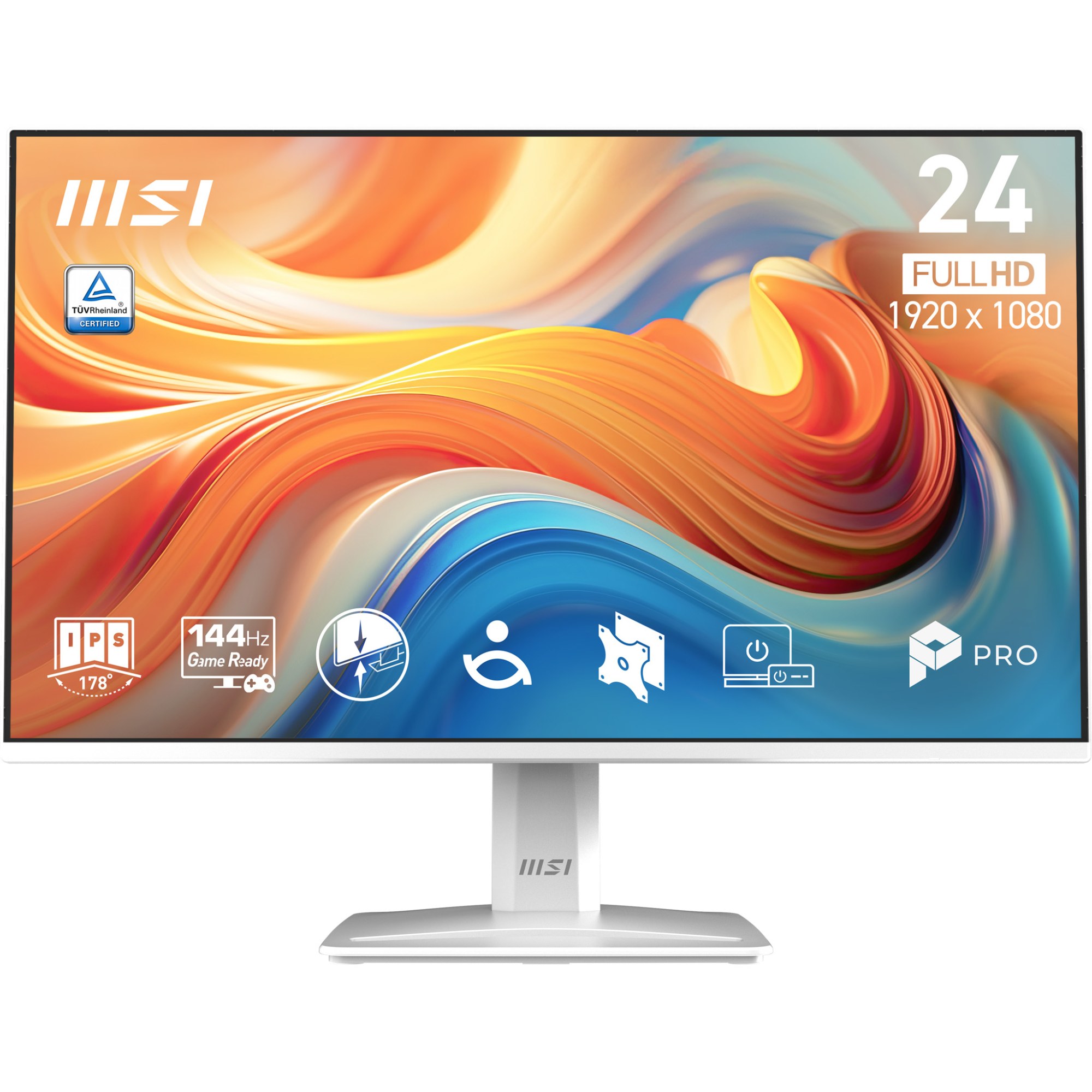 Monitor MSI MP243W E14 23.8" 1920x1080 144Hz IPS Negro