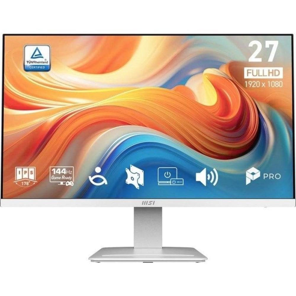 Monitor MSI MP273W E14A 27" FHD 1920x1080 IPS 144Hz Blanco