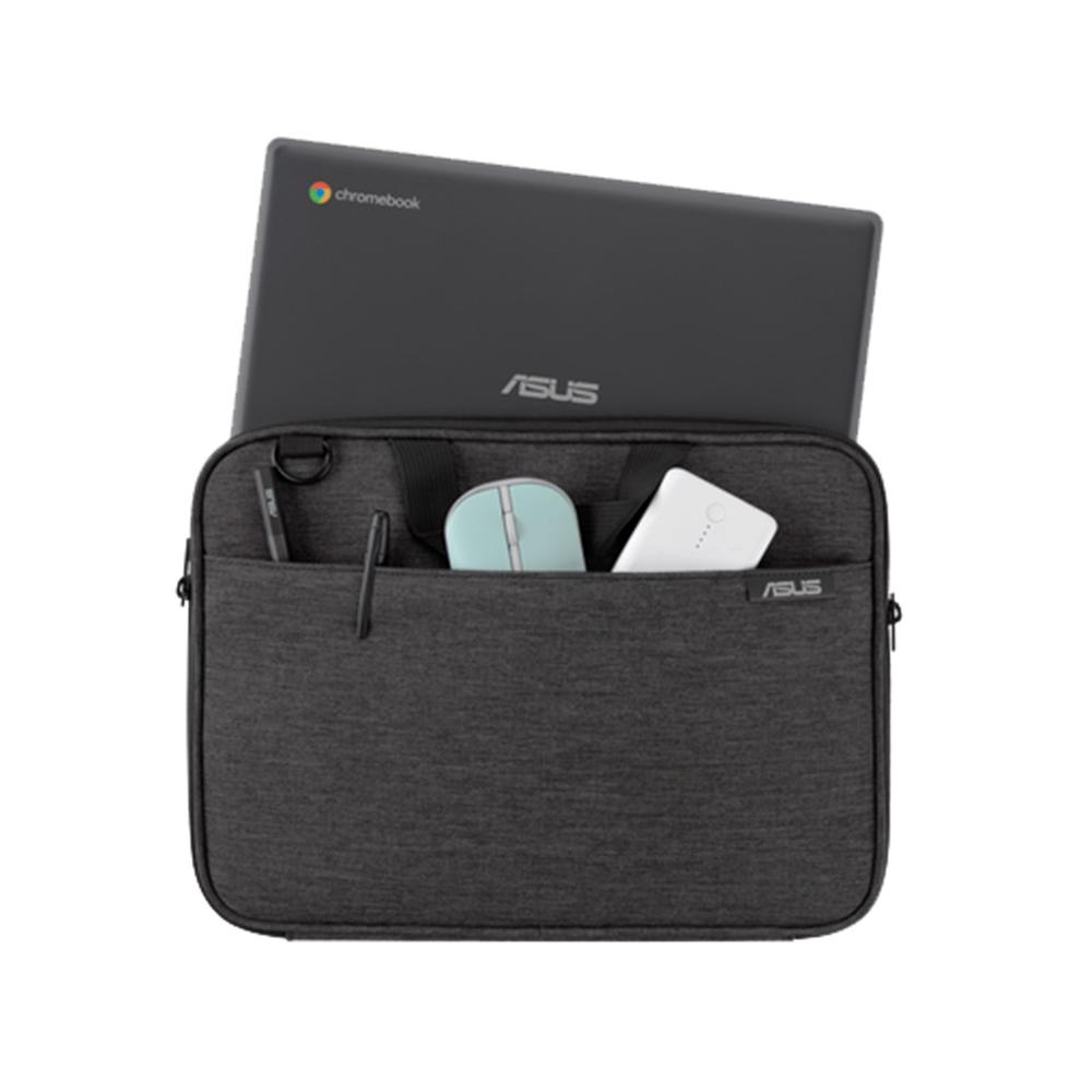 Funda Asuspro 11.6" Poliéster Gris Con Bolsillo Y Asa