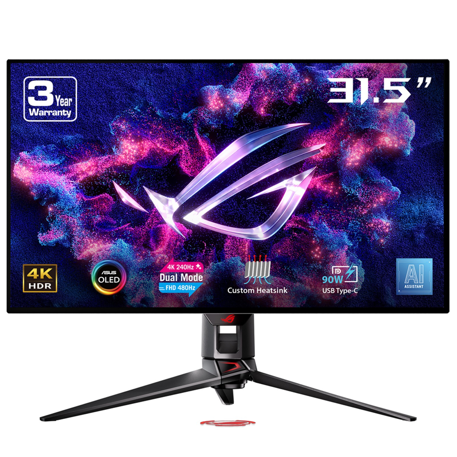 ASUS ROG Swift PG32UCDP pantalla para PC 80 cm (31.5") 3840 x 2160 Pixeles 4K Ul