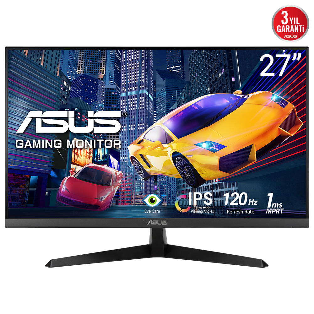 Monitor Asus VY279HGR 27" Full HD 1920x1080 IPS 120Hz 1ms Negro