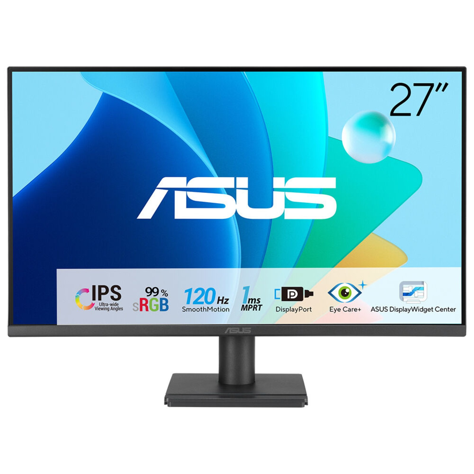 Monitor Asus VA279QG 27" Full HD IPS 120Hz HDMI DisplayPort VGA