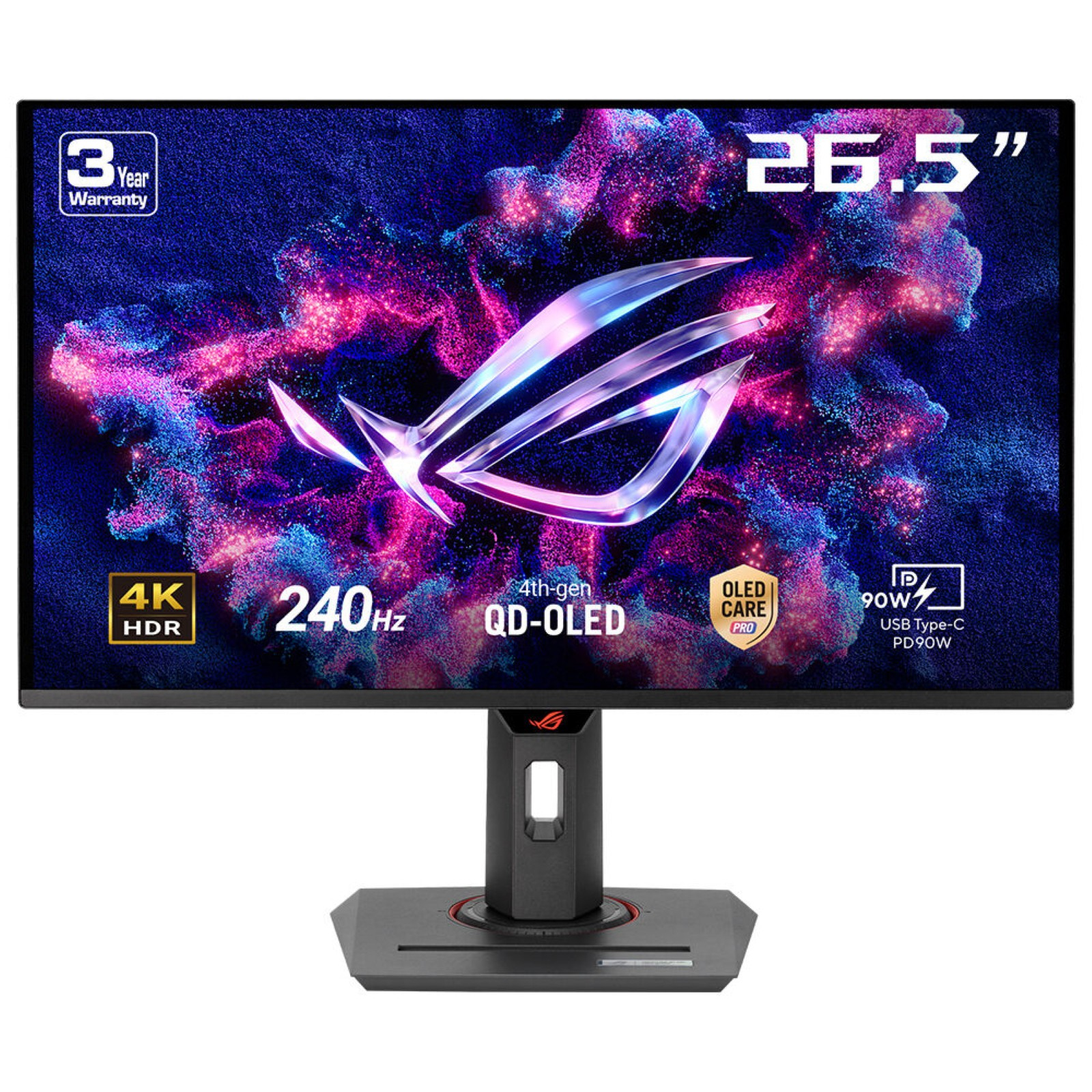 Monitor Asus ROG Strix XG27UCDMG 26.5" 4K OLED 240Hz Curvo Negro