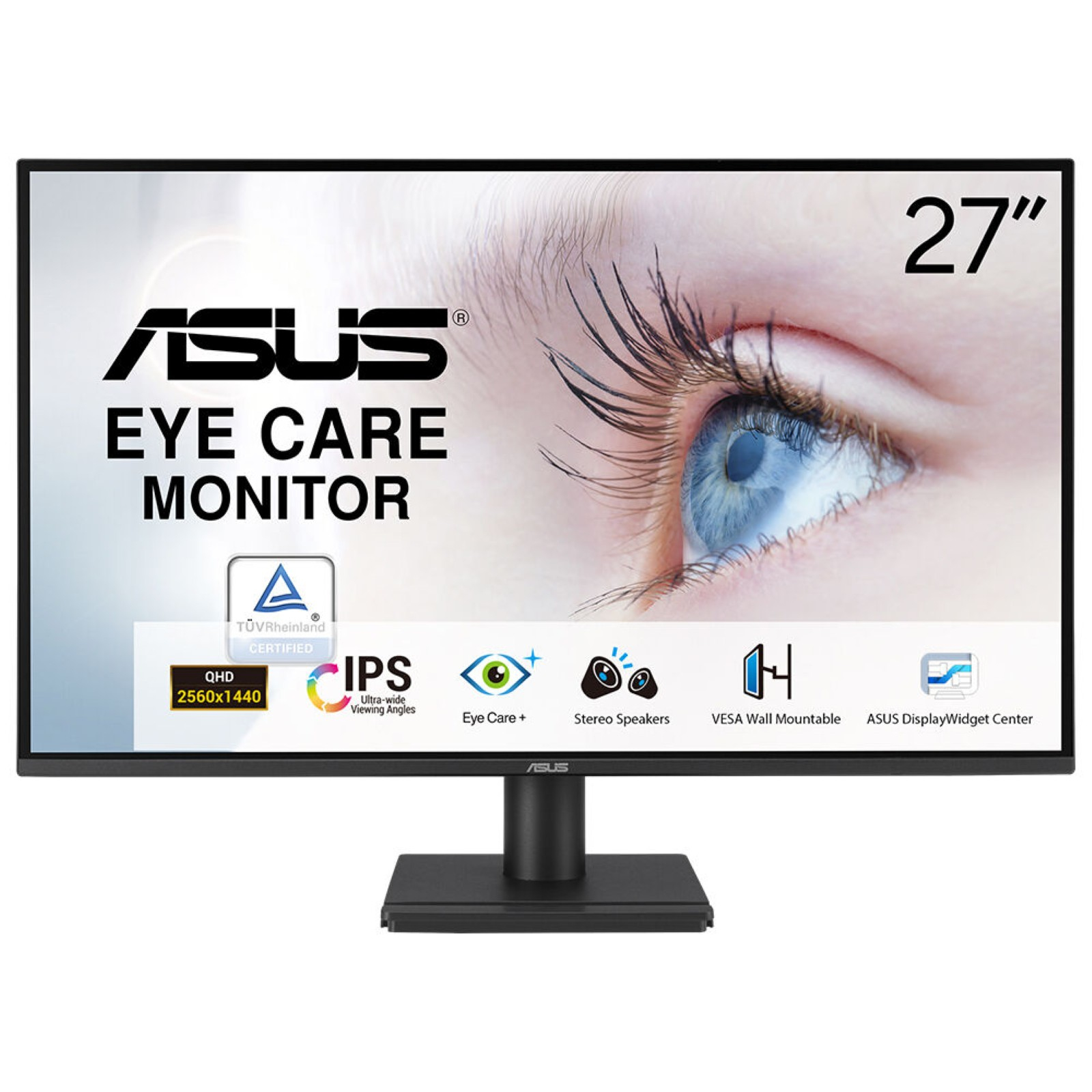 Asus VA27AQ Monitor 27" QHD HDMI DP VGA MM