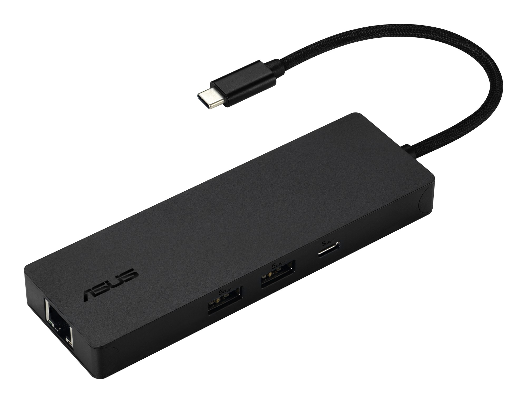 Hub USB-C ASUS DC210 8 en 1 HDMI 4K Ethernet Lector SD Negro