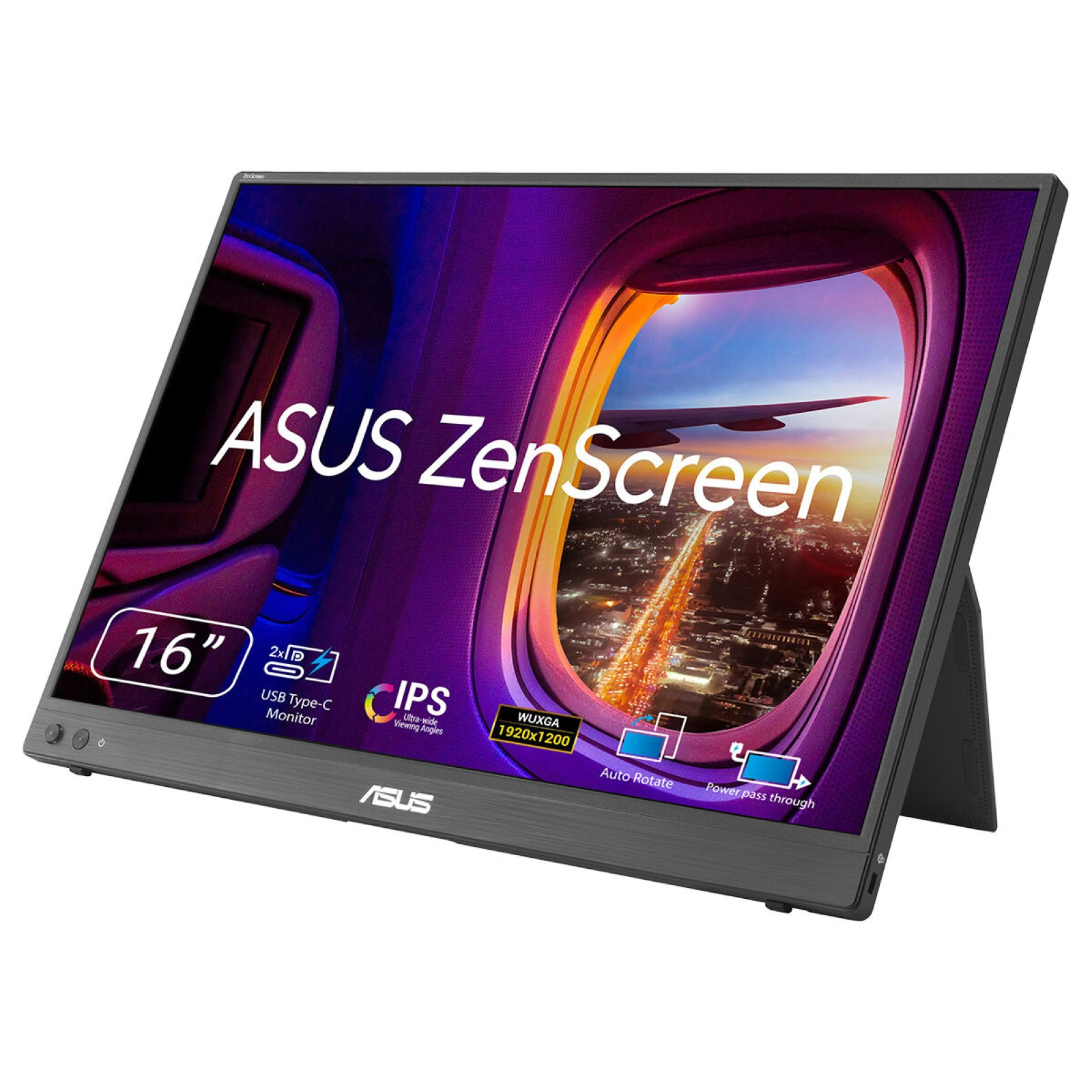ASUS ZenScreen MB16FC pantalla para PC 40,6 cm (16") 1920 x 1200 Pixeles WUXGA L