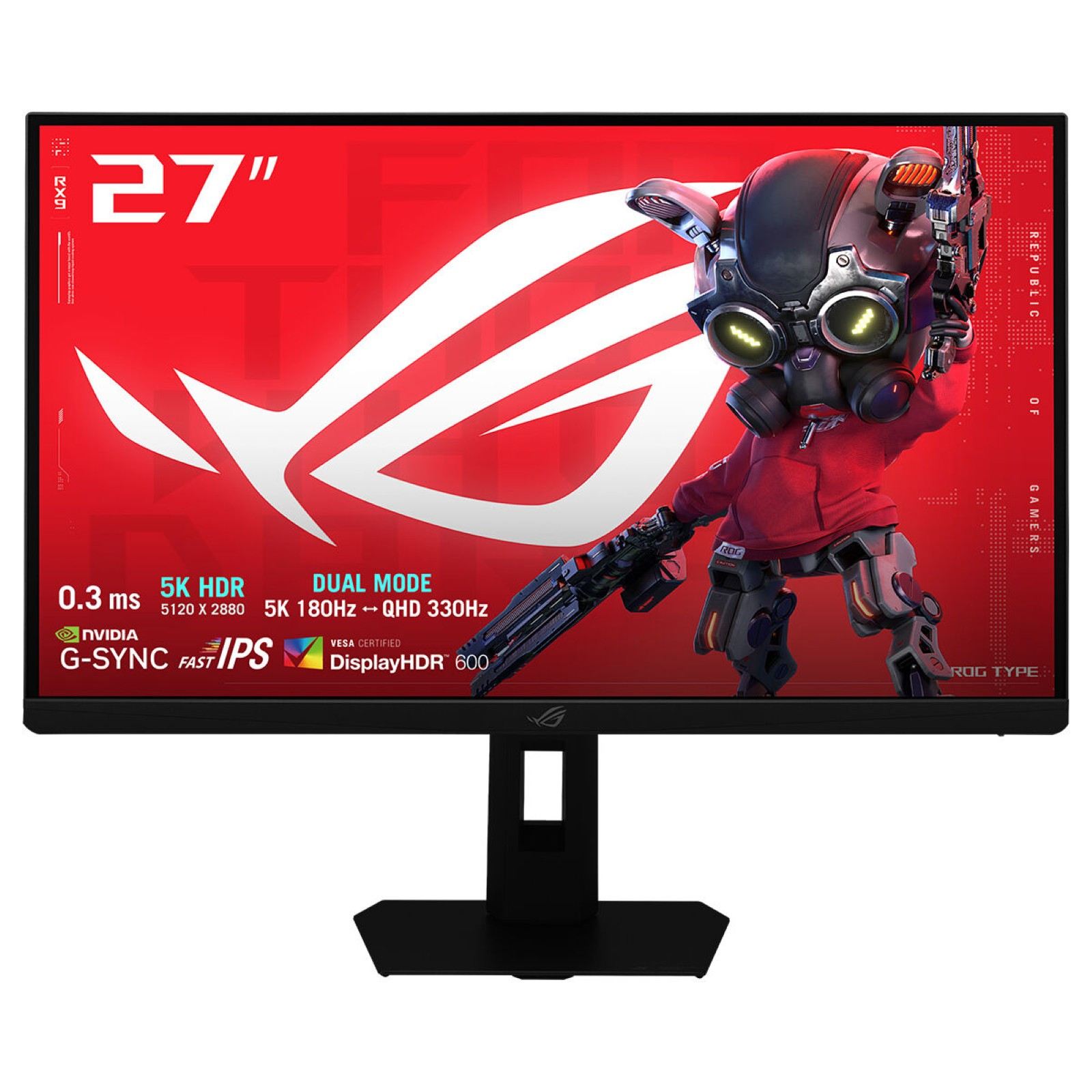 Monitor Asus ROG Strix XG27JCG 27" 5120x2880 180Hz Fast IPS Negro