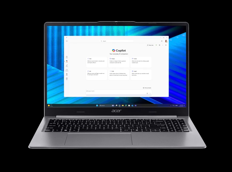 Portátil Acer Extensa 15 EX215-51-59CS 15.6" Intel Core Ultra 5 115U 8GB 512GB SSD Sin sistema operativo Plata