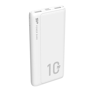 Batería externa Silicon Power QP15 USB-C USB-A Blanco