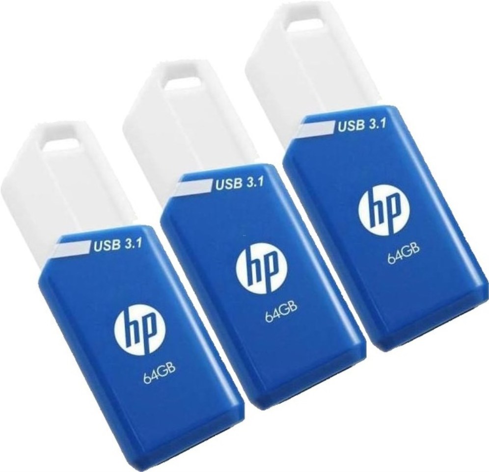 Memoria USB HP x755w 64GB USB-A (Triple Pack)