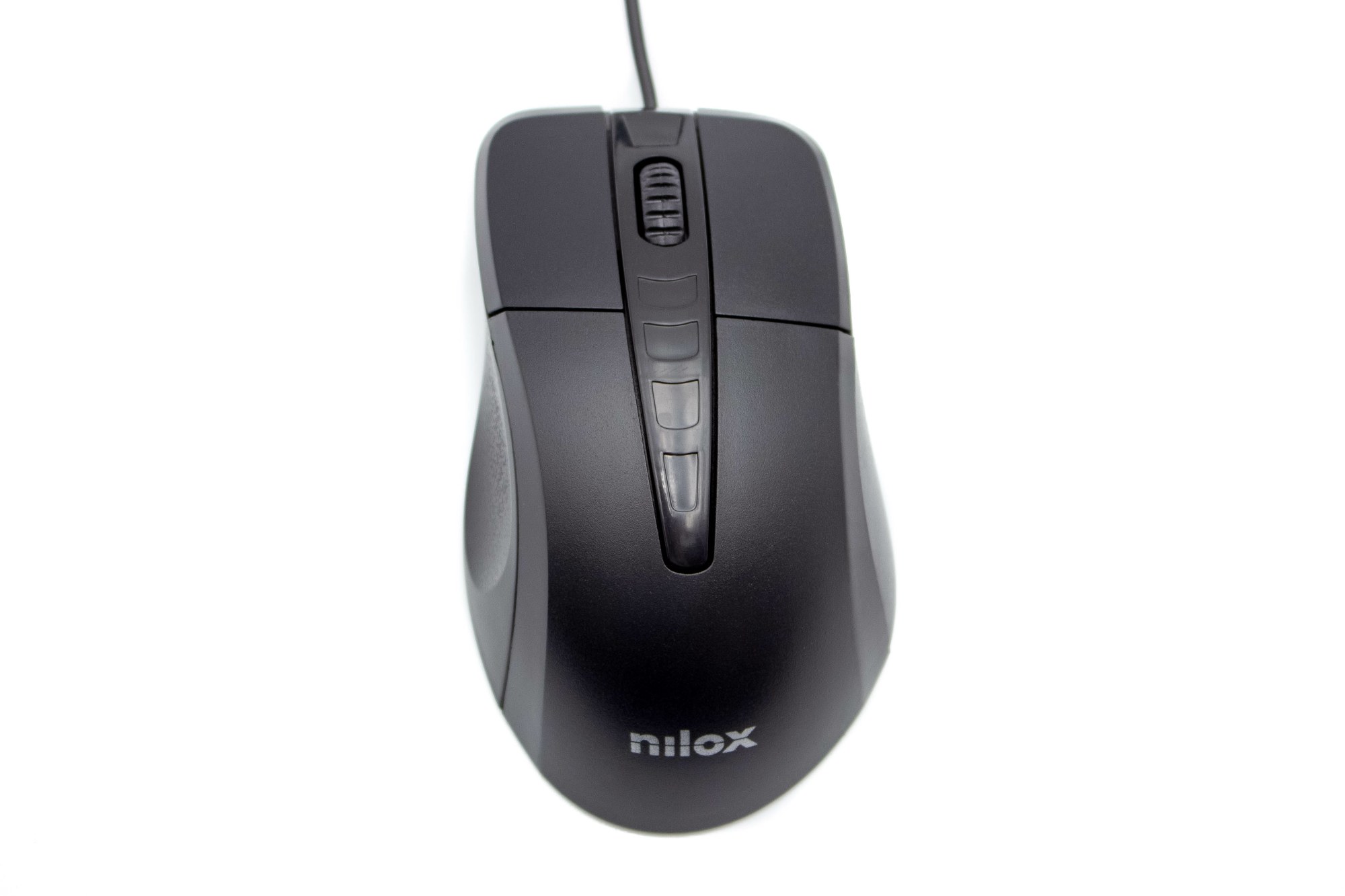 Ratón Nilox MOUSB1001 Con cable Negro