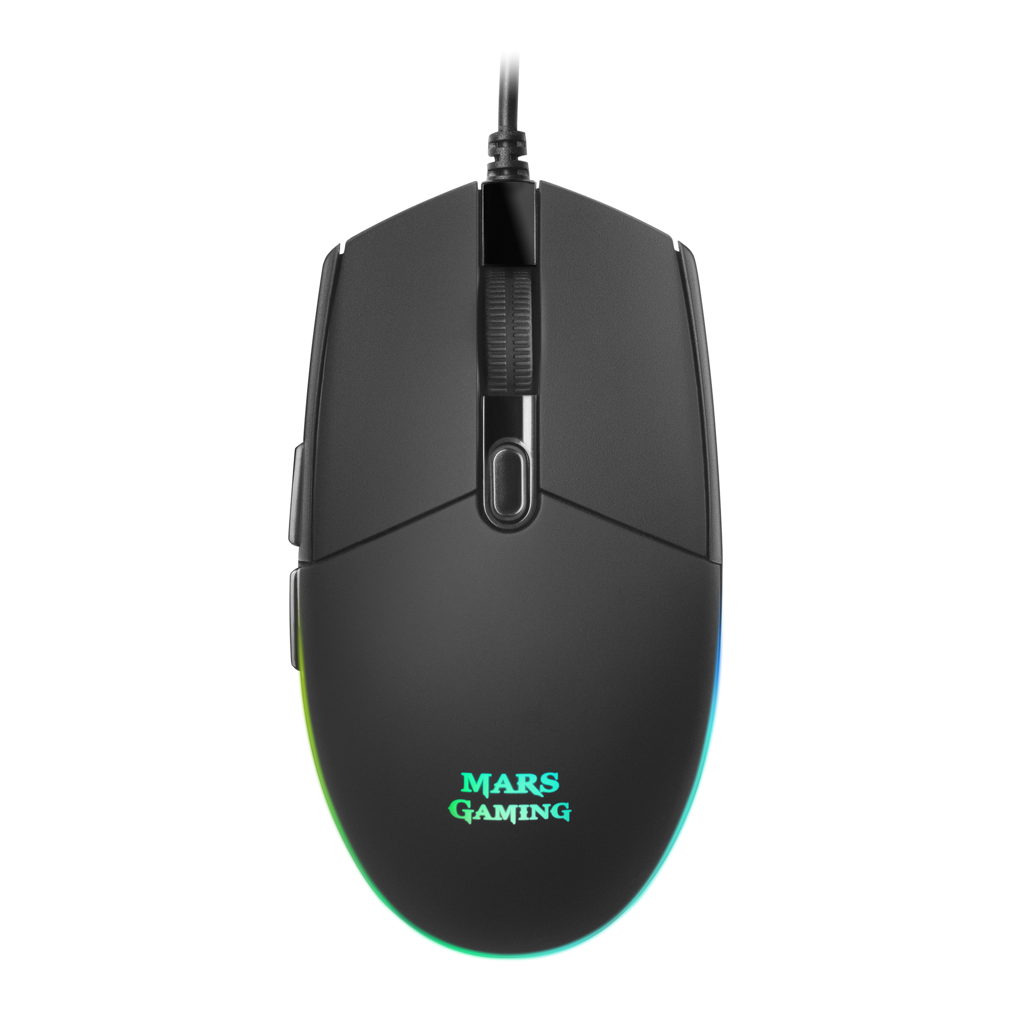 Ratón Mars gaming MMG Con cable Negro