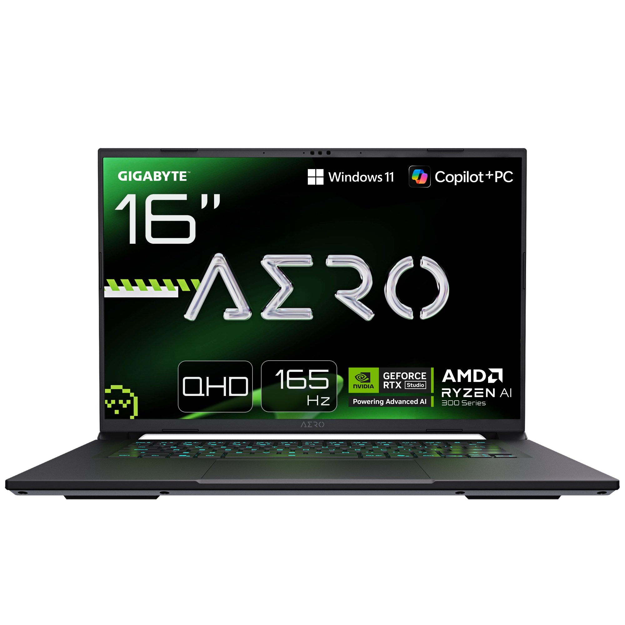 Portátil Gigabyte AERO X16 16" AMD Ryzen AI 7 350 32GB 1TB SSD NVIDIA GeForce RTX 5070 Blanco