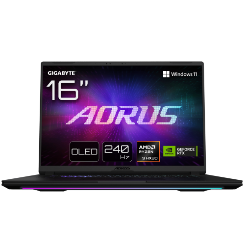 Portátil Gigabyte AORUS Master 16 16" 240Hz OLED AMD Ryzen 9 9955HX3D 32GB 512GB SSD RTX 50