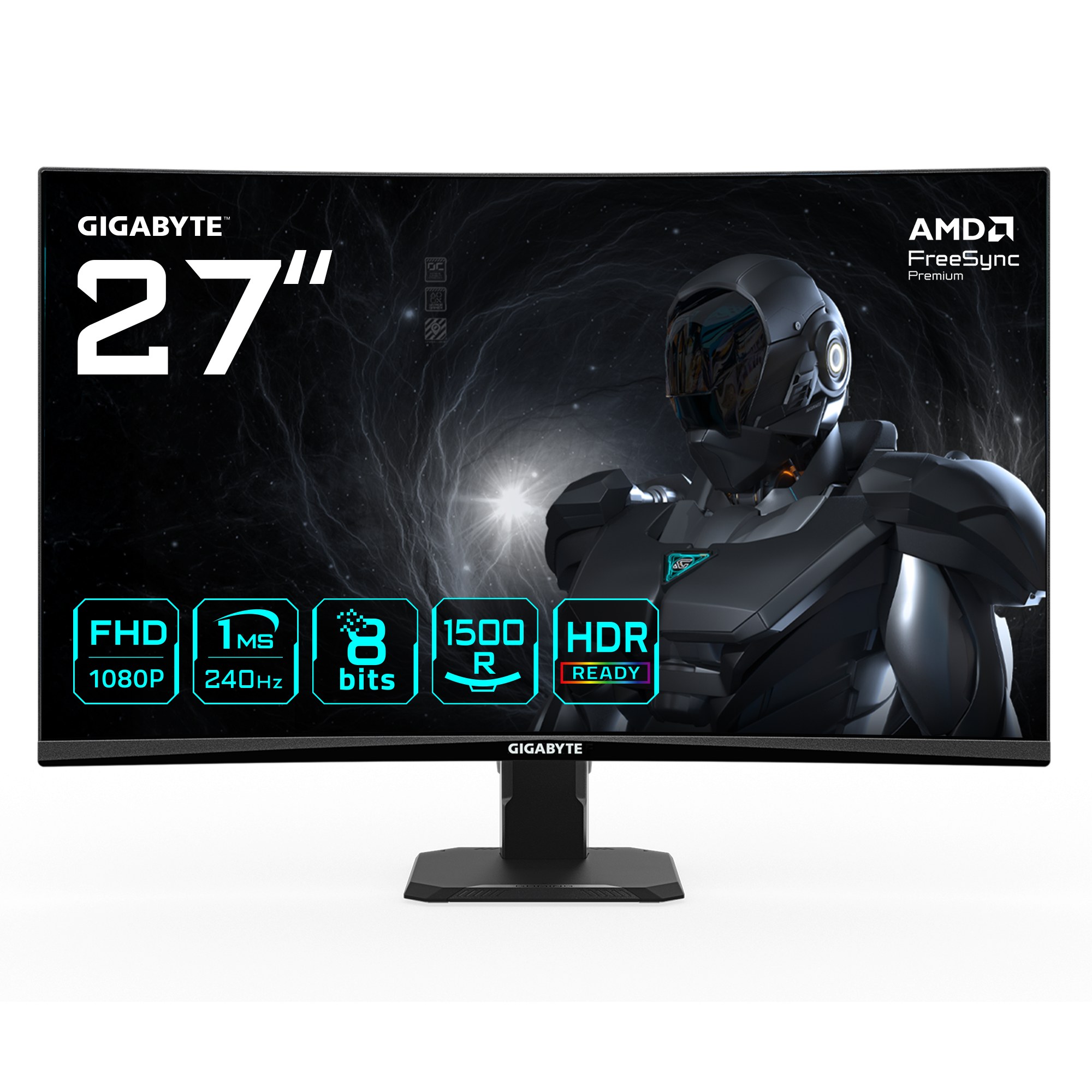 Monitor Gigabyte GS27FC2 27" Curvo VA Full HD 1920x1080 240Hz 1ms HDR10