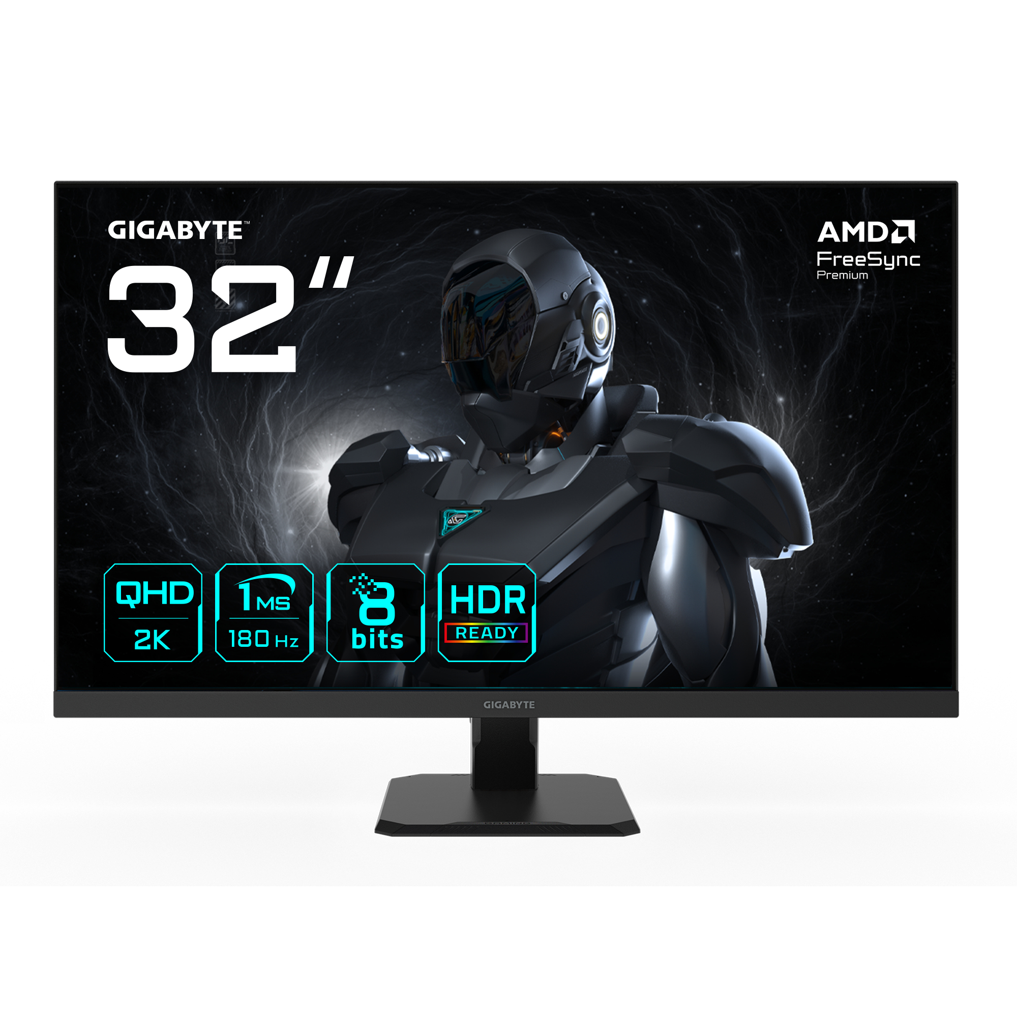 GIGABYTE GS32QA Monitor Gaming 32” QHD - 2560 x 1440, 180Hz, 1ms, 300 cd/m², Fre