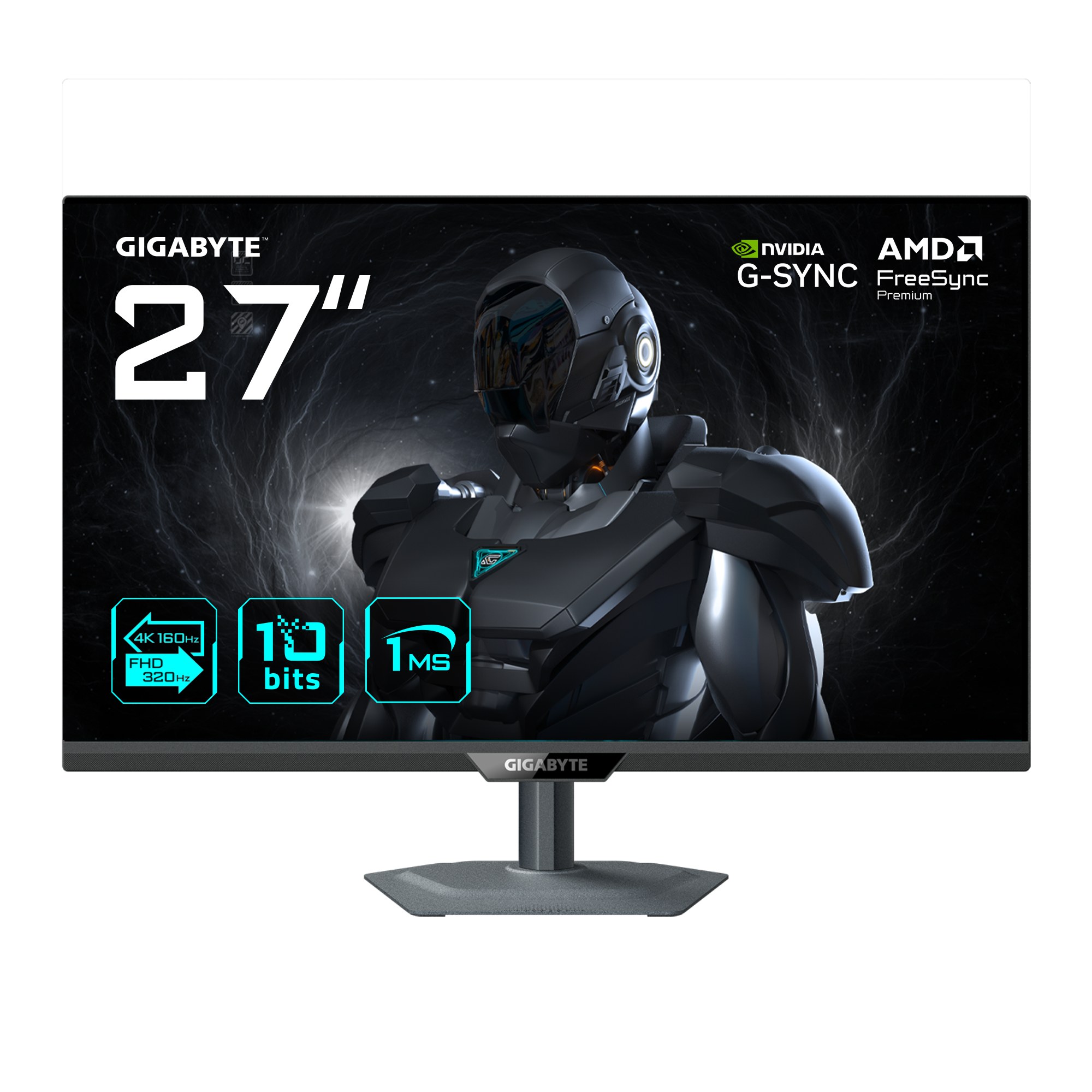 MONITOR GIGABYTE 27" G27UP,SS IPS,3840X2160,0.155PP,1000:1,1MS,160HZ,2HDMI+1DP+U