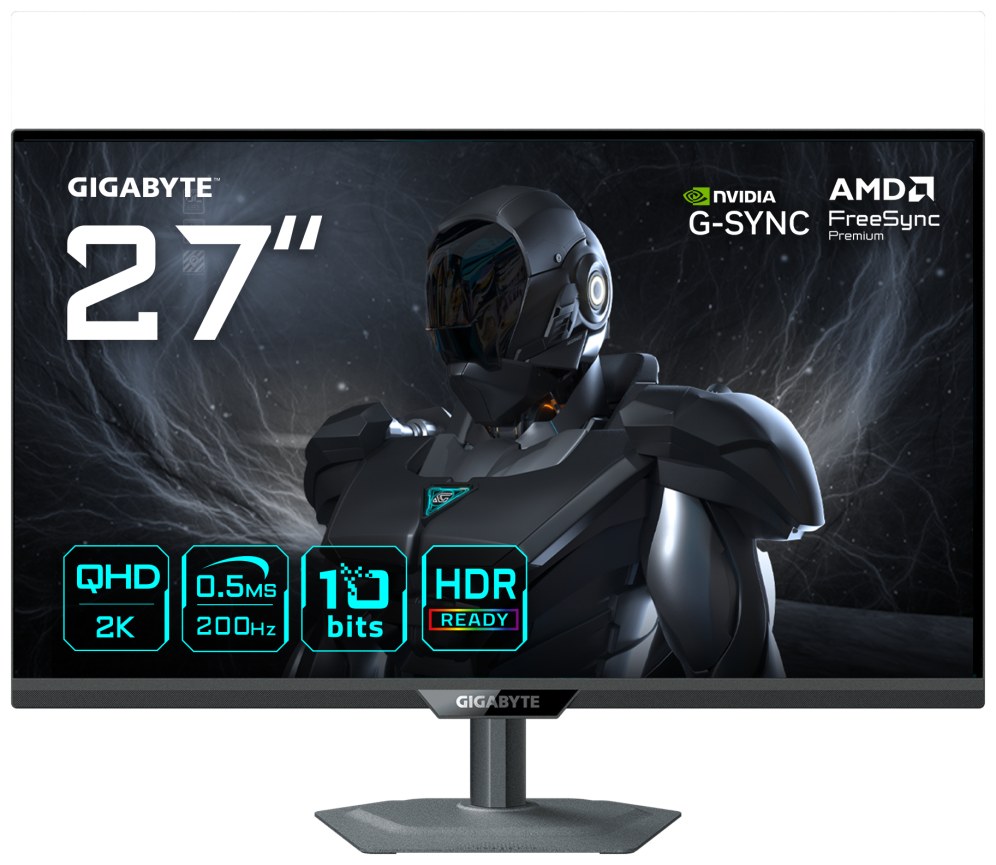 Monitor Gigabyte G27Q20 27" QHD 2560x1440 200Hz IPS Negro