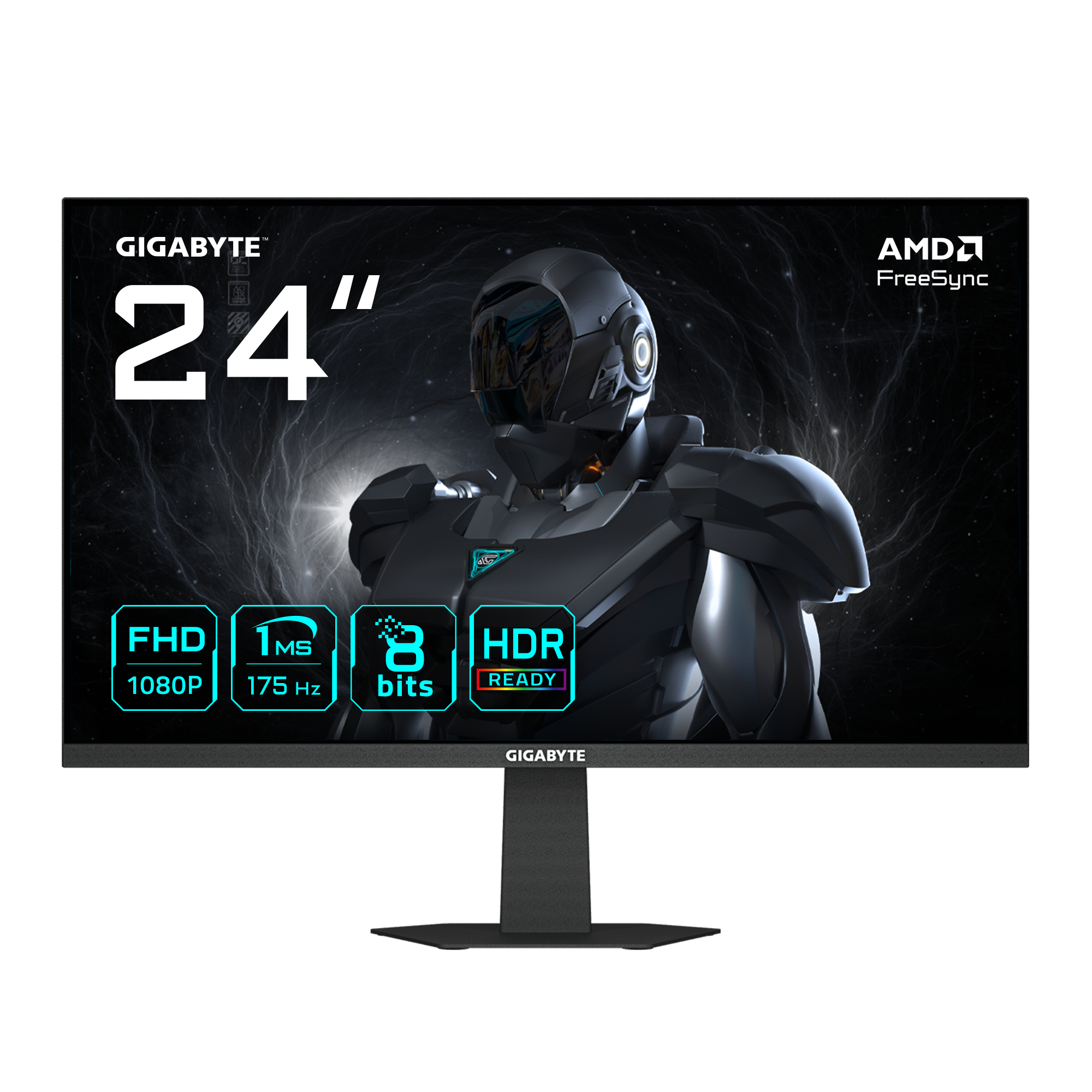 MONITOR GIGABYTE 24" GS24F14A,IPS,1920X1080(FHD),0.09PP,1500:1,1MS,175HZ,1HDMI+1