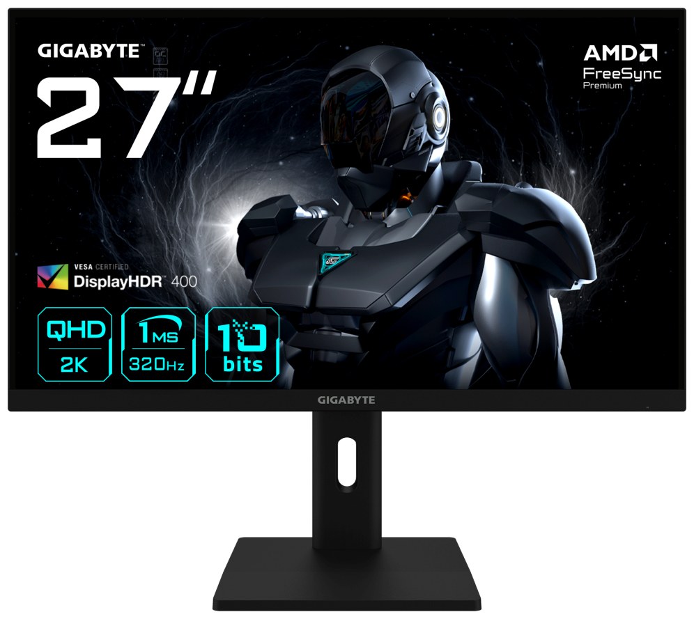 Monitor Gaming Gigabyte G27Q3 27" QHD 2560x1440 320Hz IPS Negro
