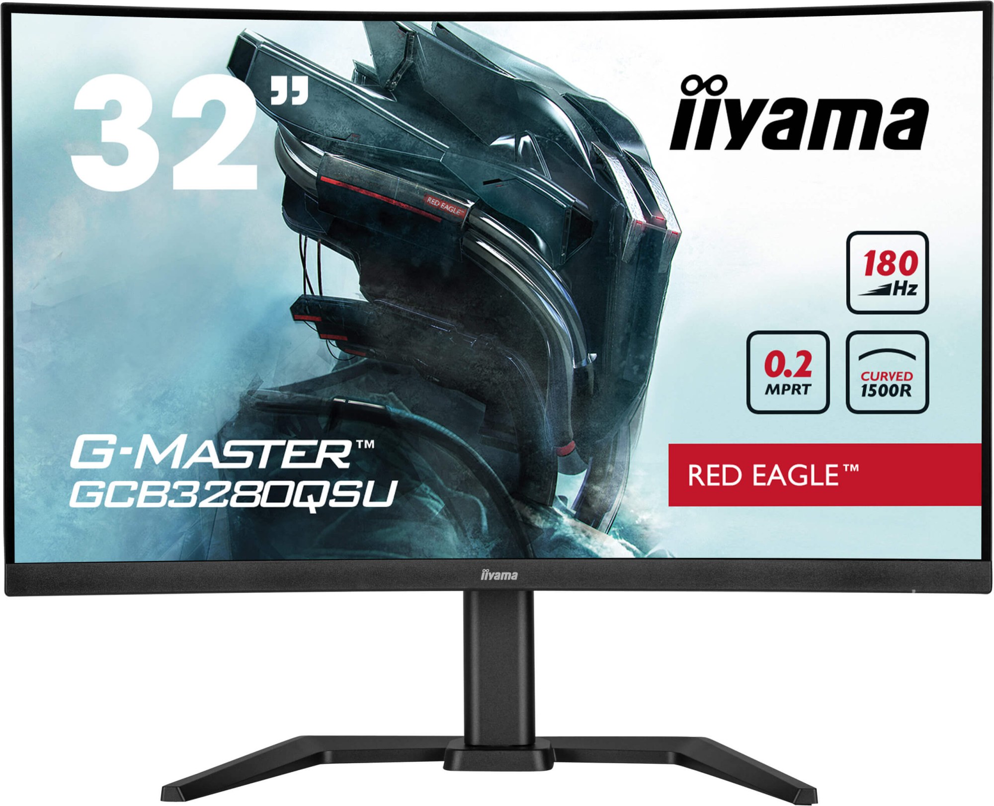 Monitor Iiyama G-Master GCB3280QSU-B2 32" VA 2560x1440 180Hz Curvo HDR Negro