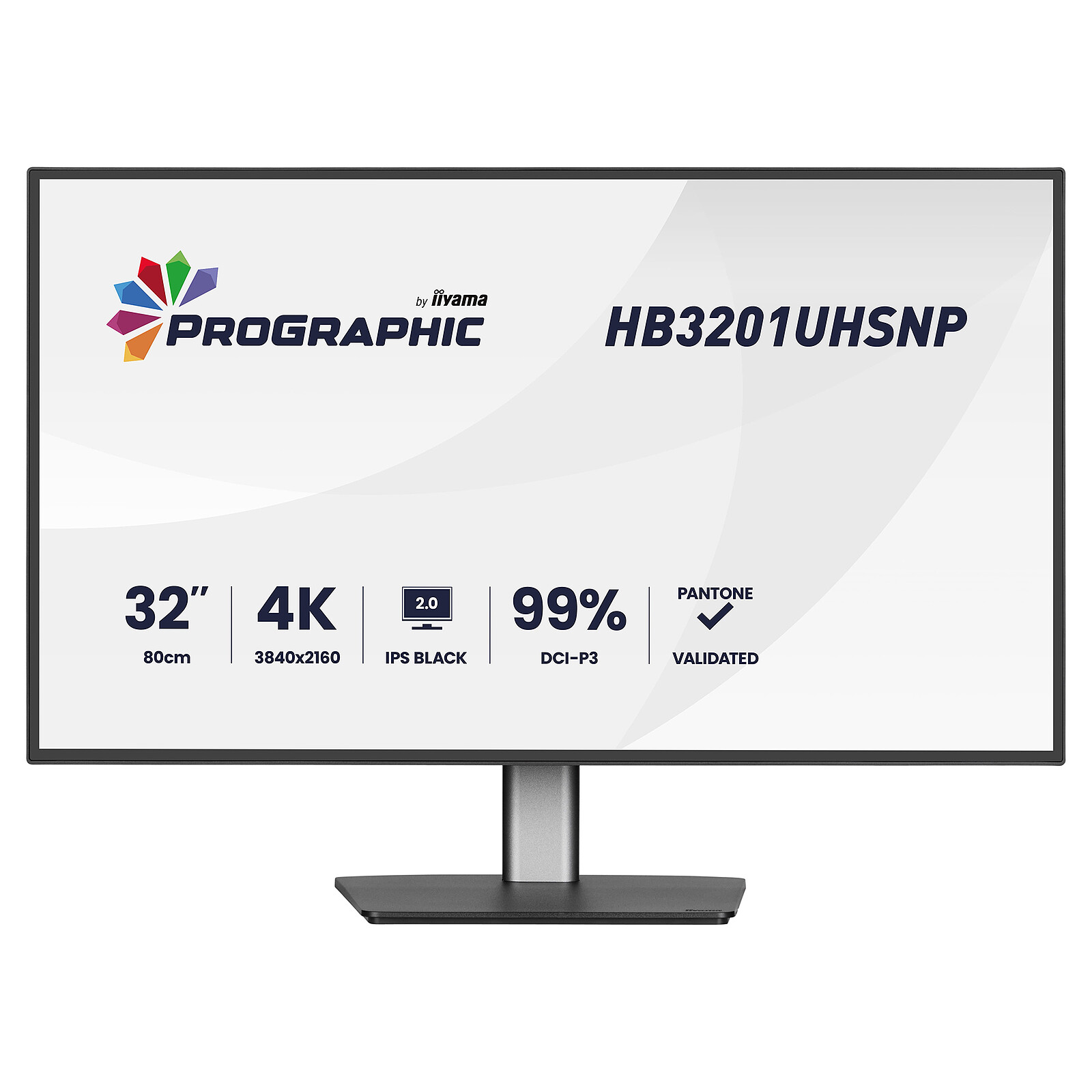 Monitor Iiyama 31.5" 4K UHD 3840 x 2160 60Hz IPS DisplayHDR 400 Negro