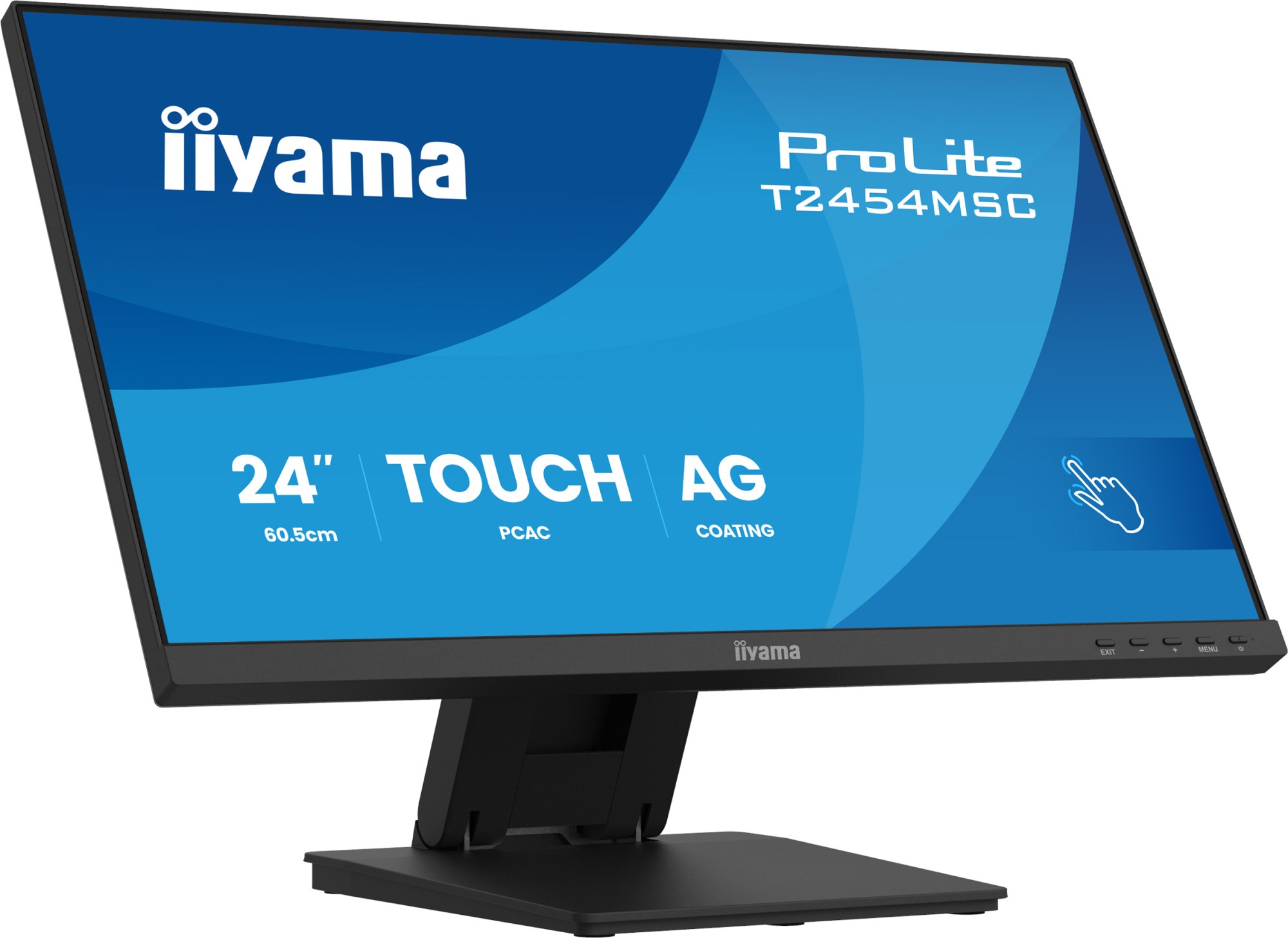 Monitor Iiyama ProLite T2454MSC-B1AG 24" Full HD 1920x1080 IPS Táctil Negro