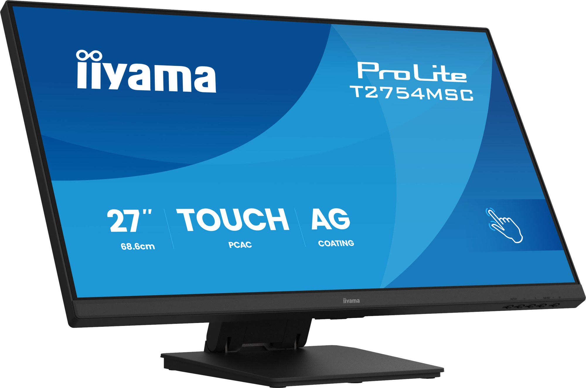 Monitor Iiyama ProLite T2754MSC-B2AG 27" Full HD 1920x1080 IPS táctil 10 puntos Negro