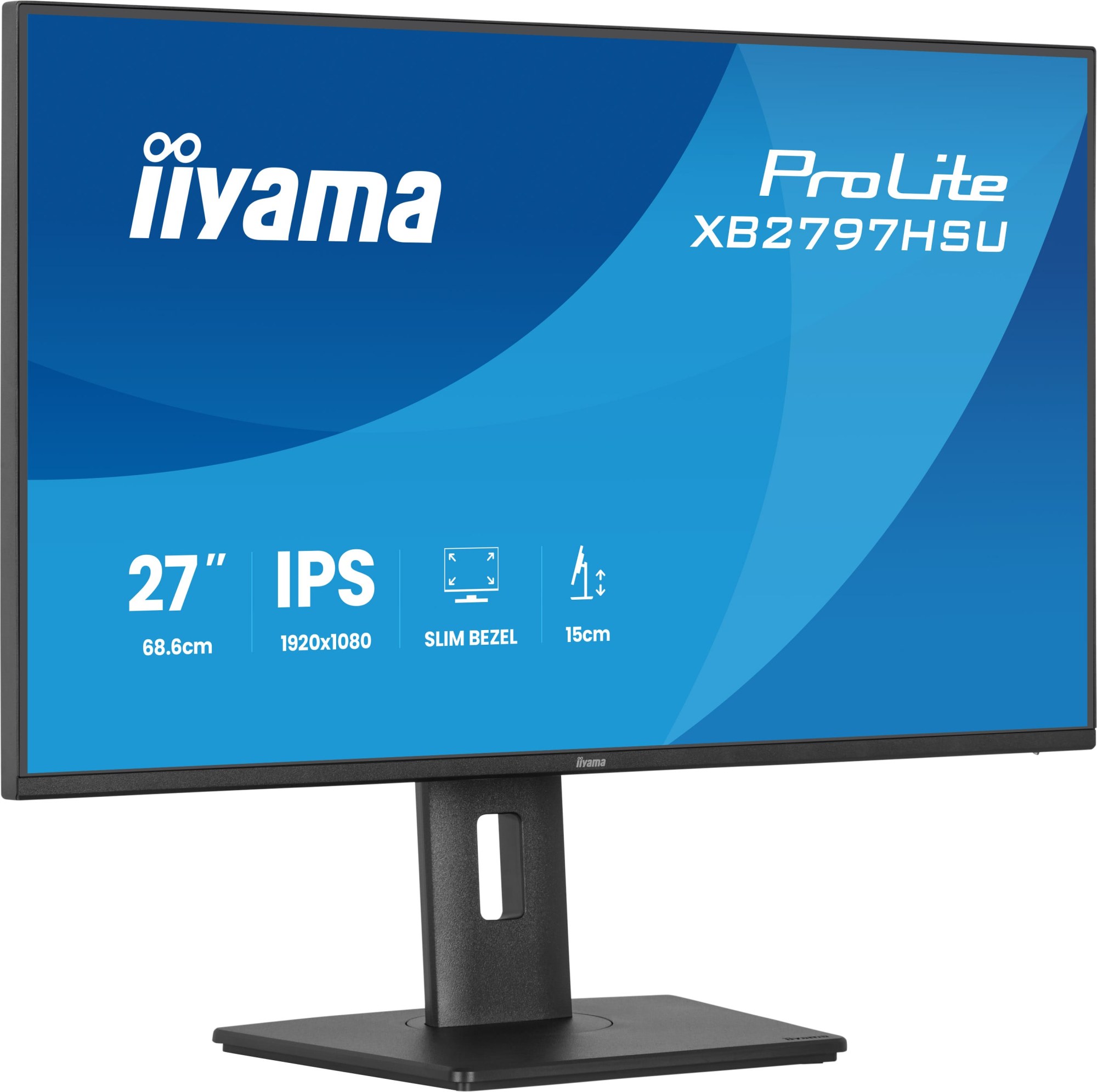 Monitor Iiyama ProLite XB2797HSU-B1 27" Full HD 1920x1080 IPS 120Hz Negro