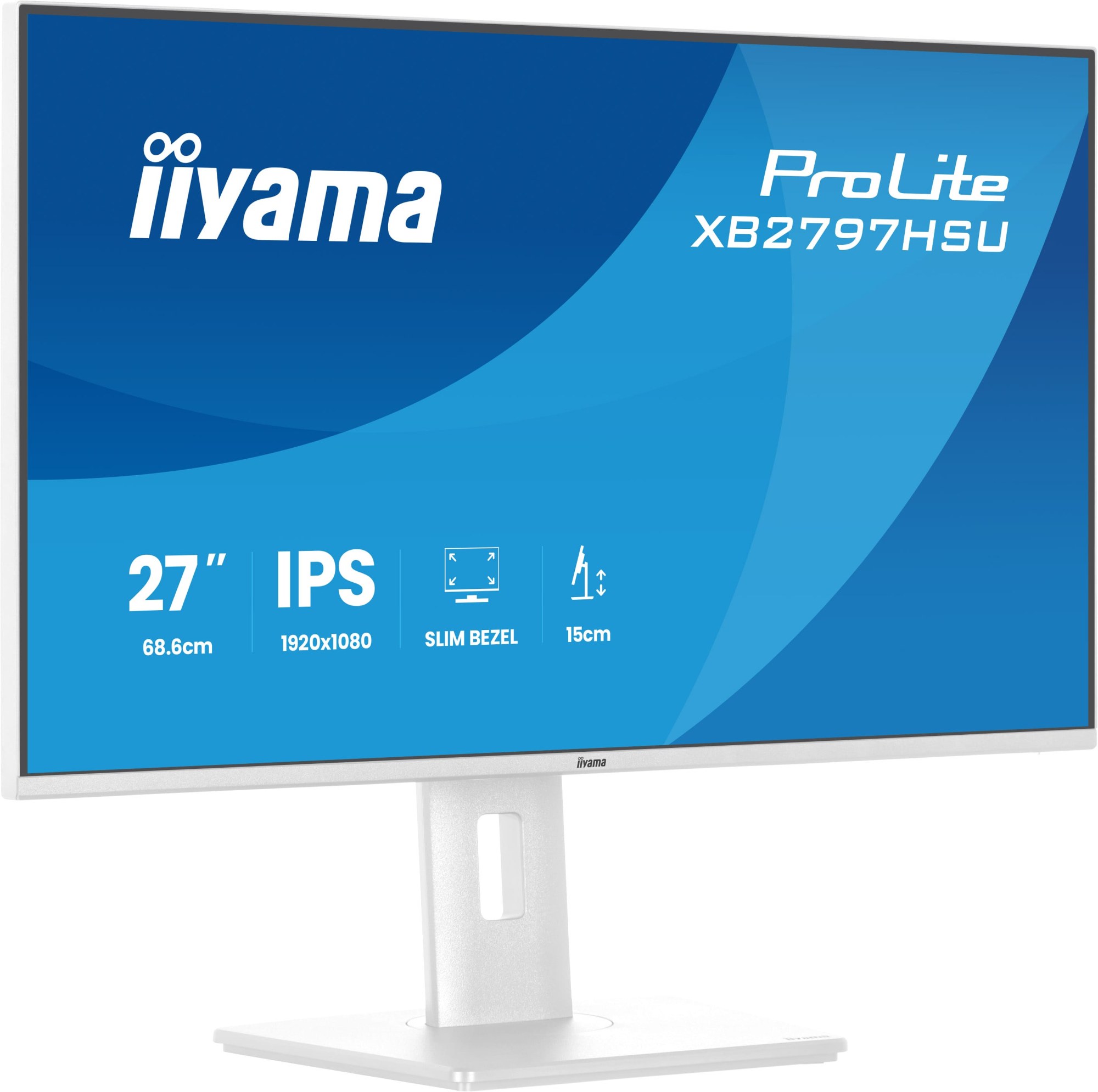 Monitor Iiyama ProLite XB2797HSU-W1 27" Full HD 1920x1080 120Hz IPS Blanco