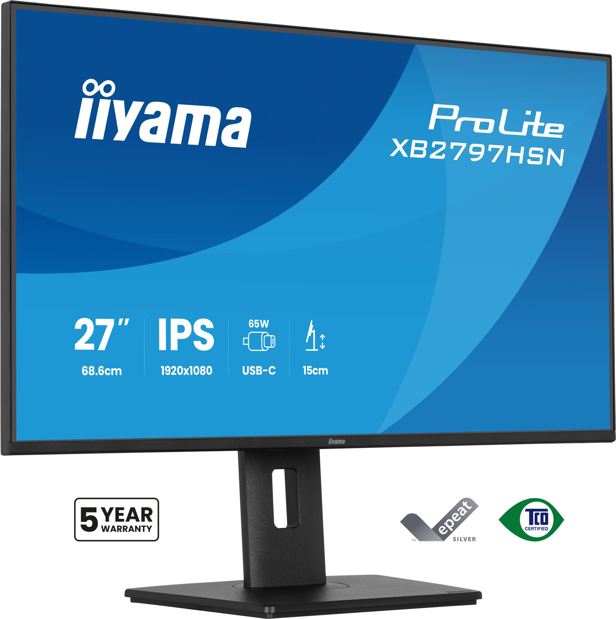 Monitor Iiyama ProLite XB2797HSN-B1 27" Full HD IPS 100Hz